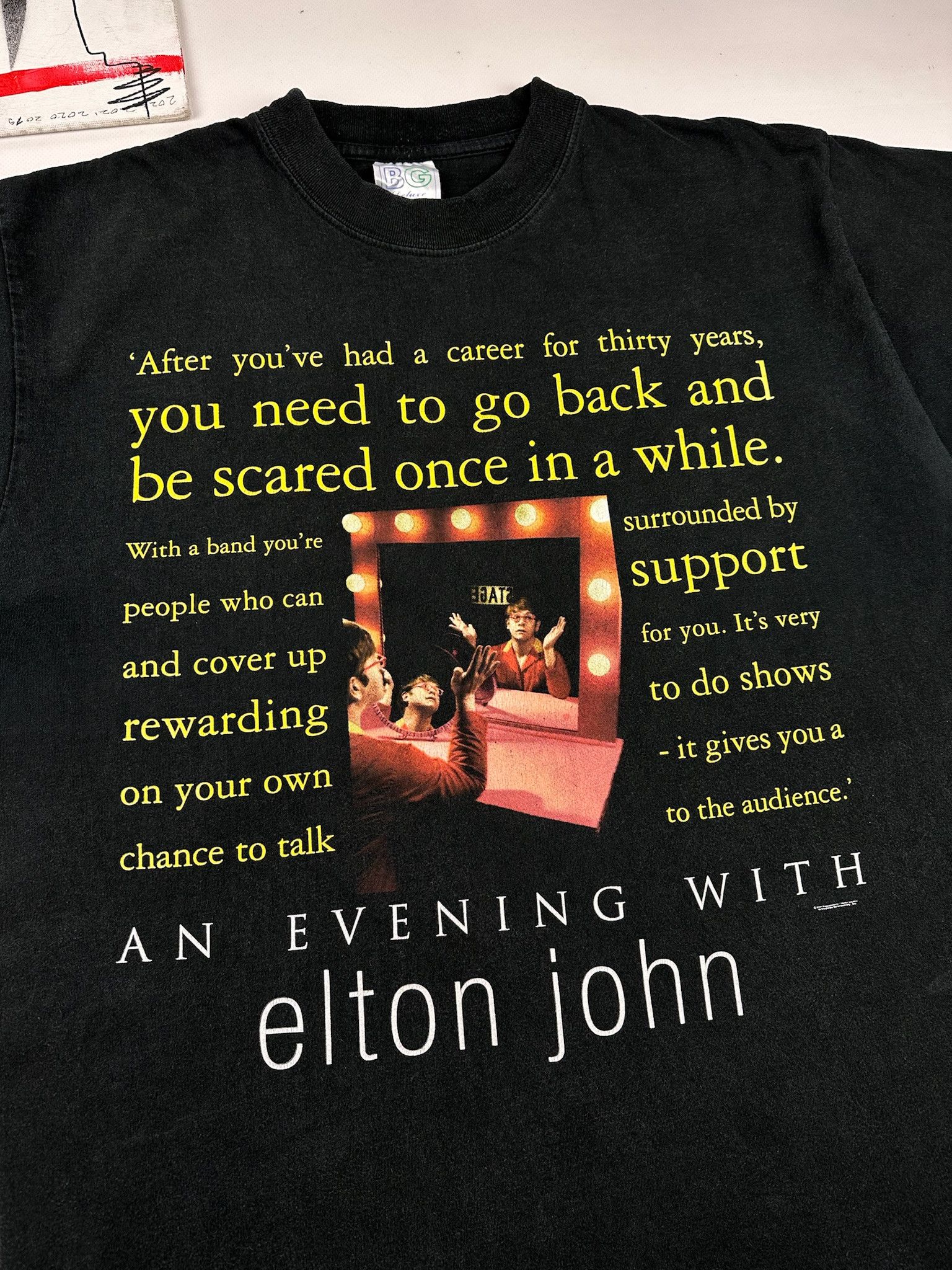 Band Tees Vintage 2000s An Evening With Elton John Concert Tour Tshirt Size US L / EU 52-54 / 3 - 3 Thumbnail