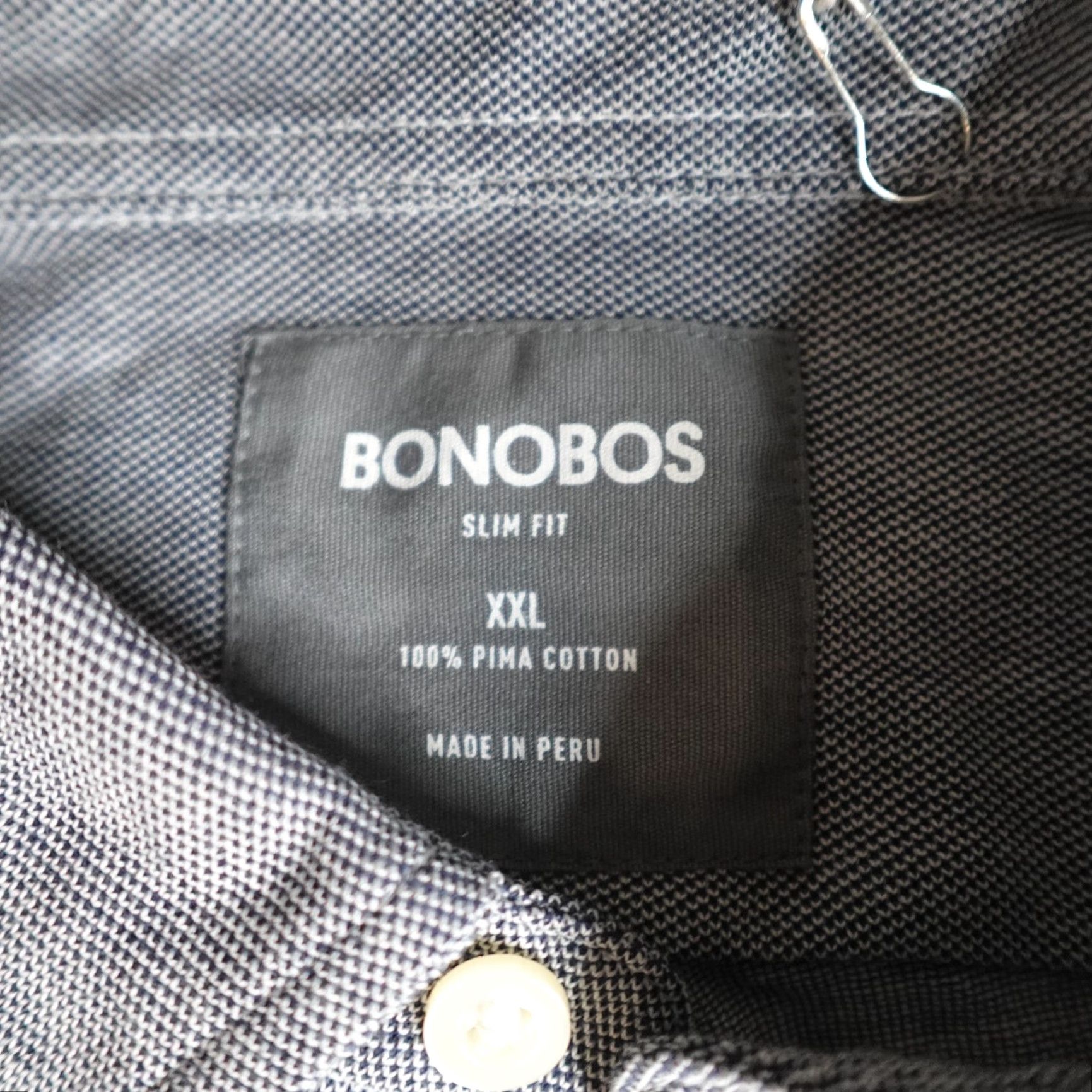 Bonobos Bonobos Polo Shirt 2XL Blue Solid Cotton Long Sleeve Knit NEW Men's Polo 2XL Blue Size US XXL / EU 58 / 5 - 3 Thumbnail