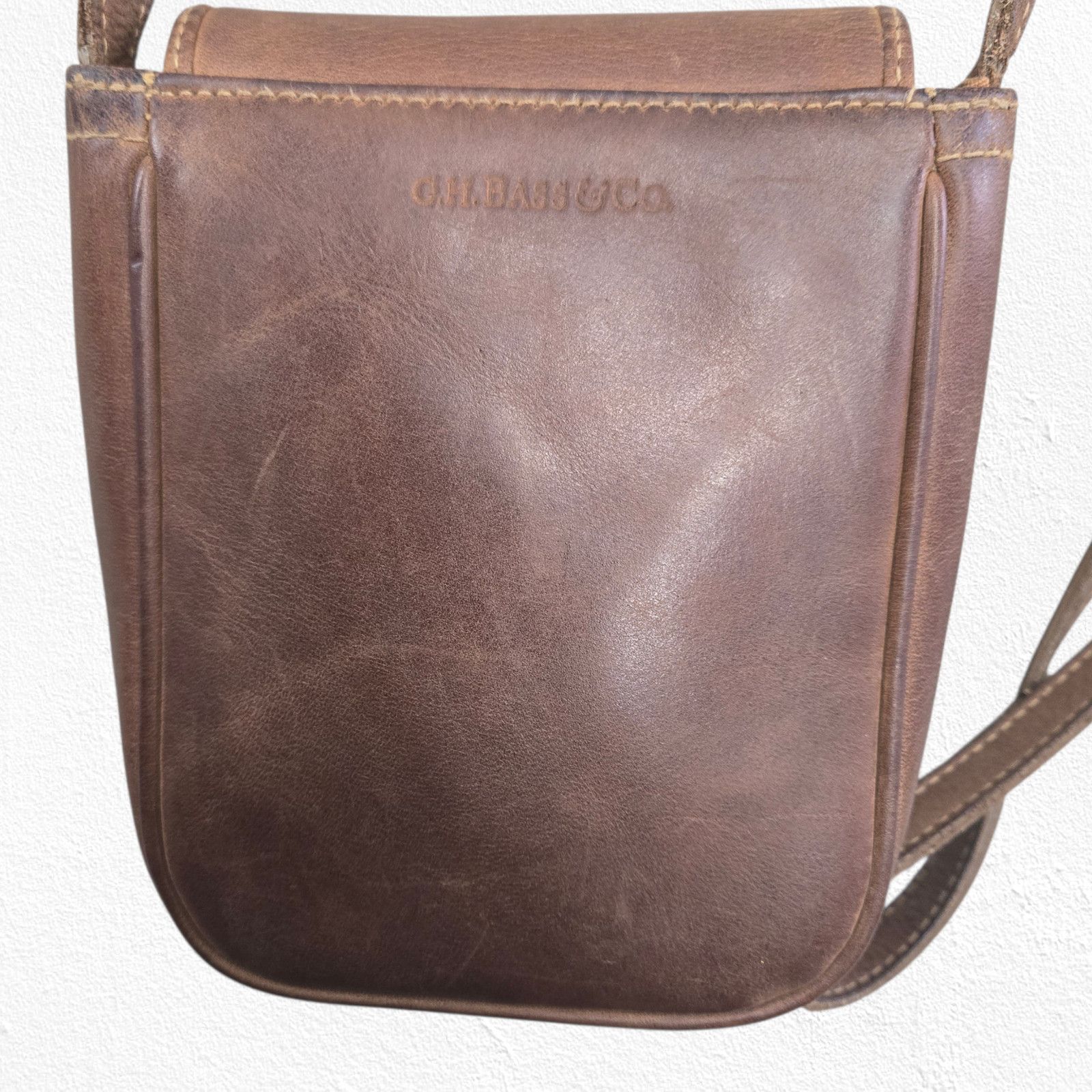 G.H. Bass & Co. Vintage 90s Leather Crossbody Bag Size ONE SIZE - 11 Thumbnail