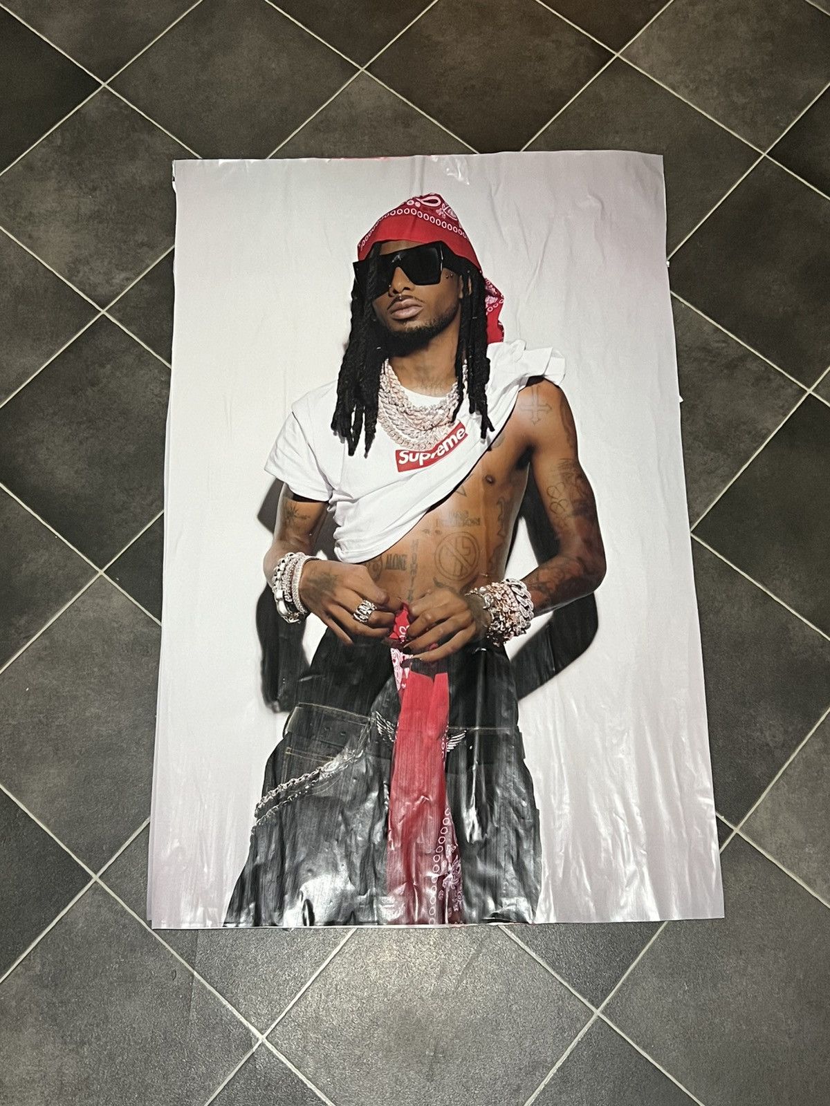 Supreme Supreme Playboi Carti Poster Small Size ONE SIZE - 1 Thumbnail