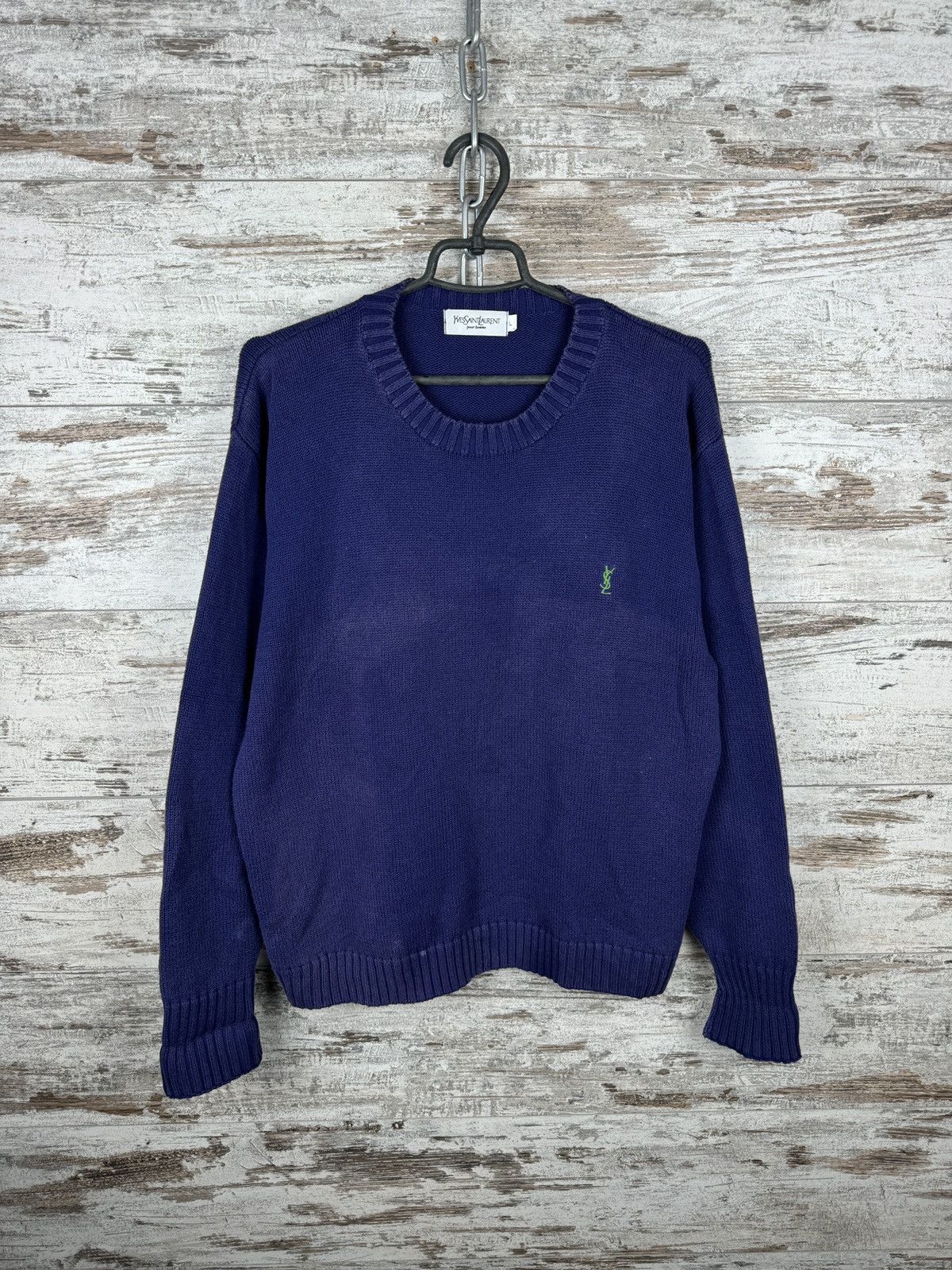 Saint Laurent Distressed Sweater | Grailed
