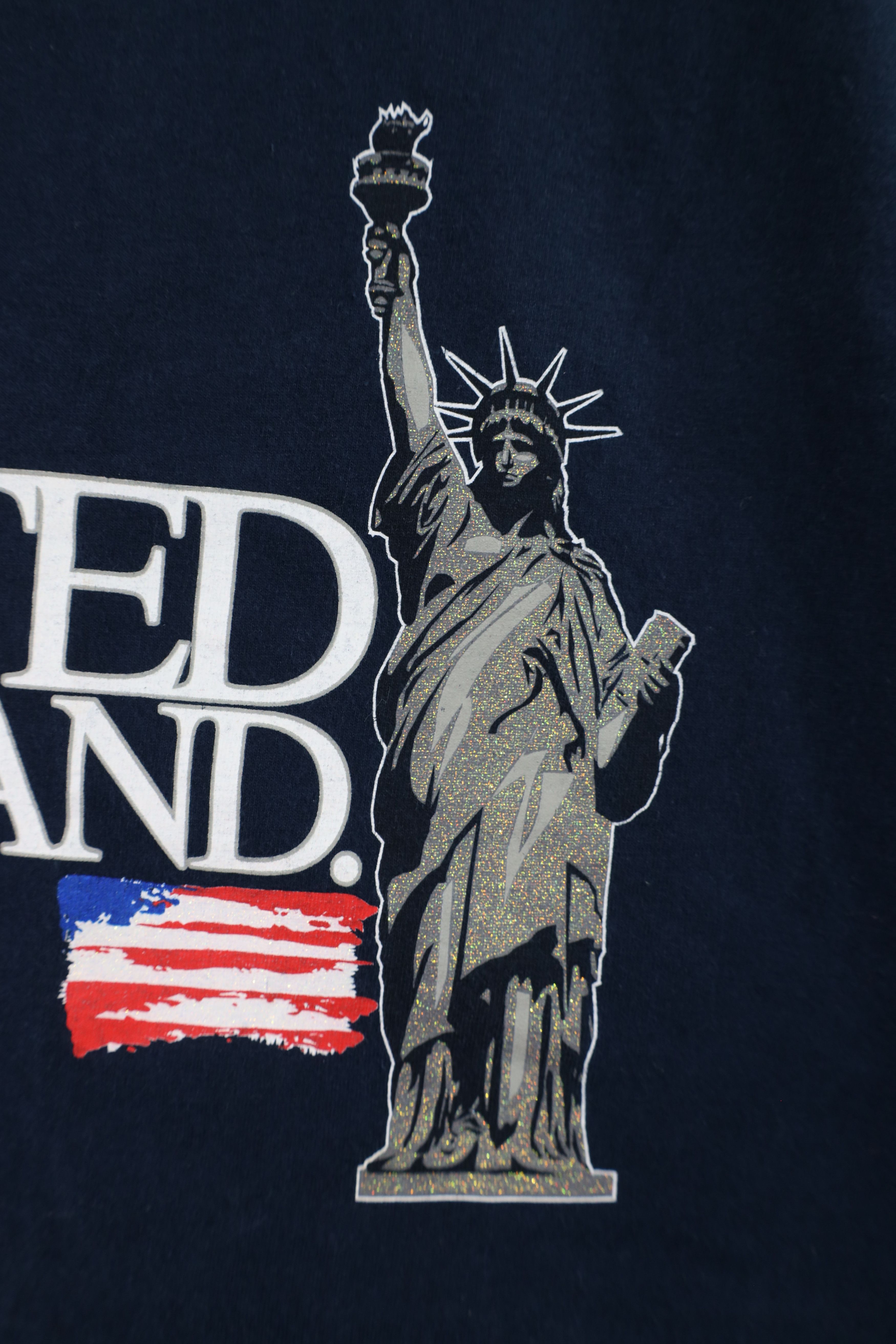 Vintage Vintage 90s Streetwear Stand Statue of Liberty T-Shirt USA Size US L / EU 52-54 / 3 - 6 Thumbnail