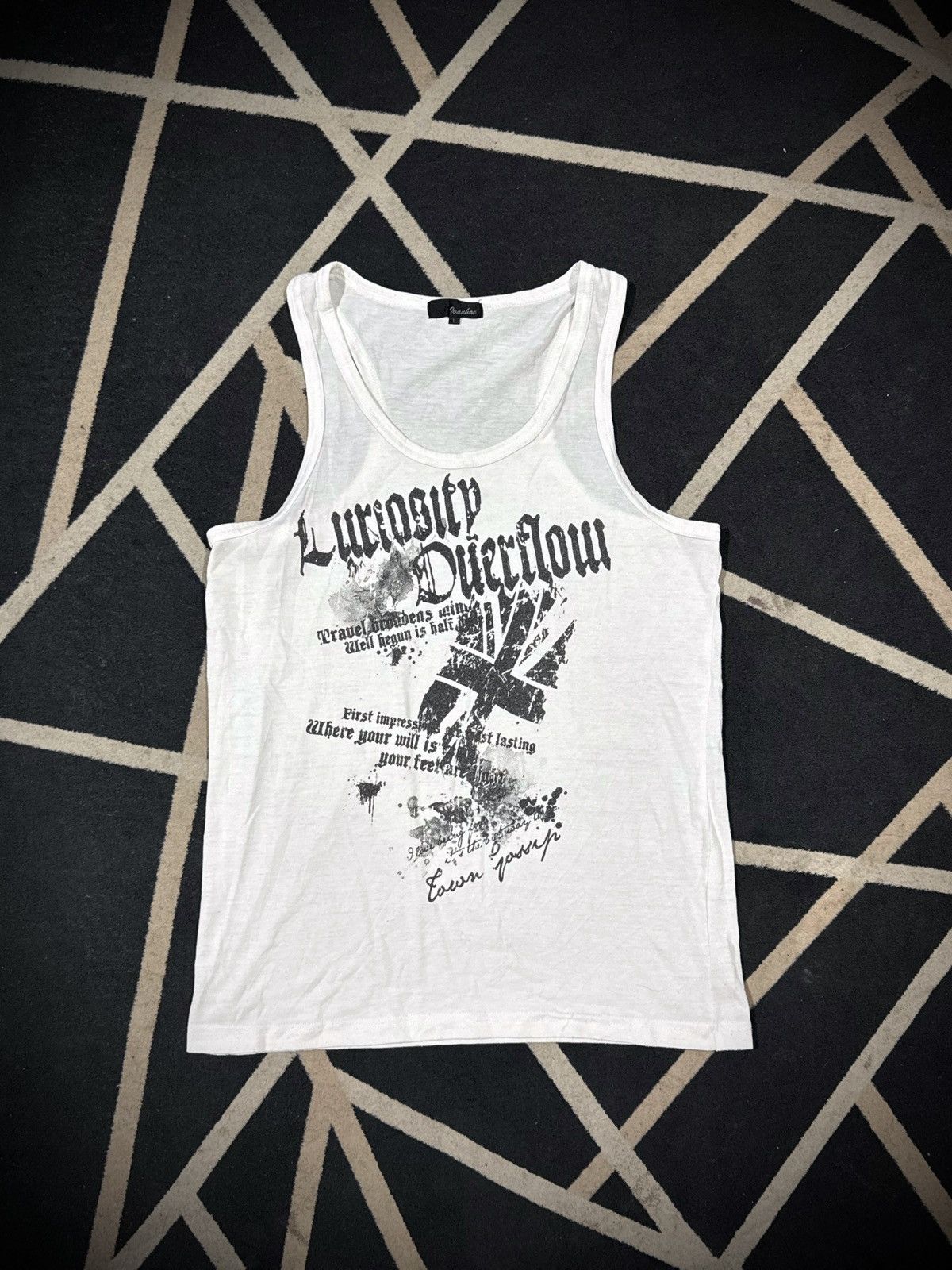 Tornado Mart England Poem Tanktop Japanese Styled ifsix lgb Size US M / EU 48-50 / 2 - 1 Thumbnail