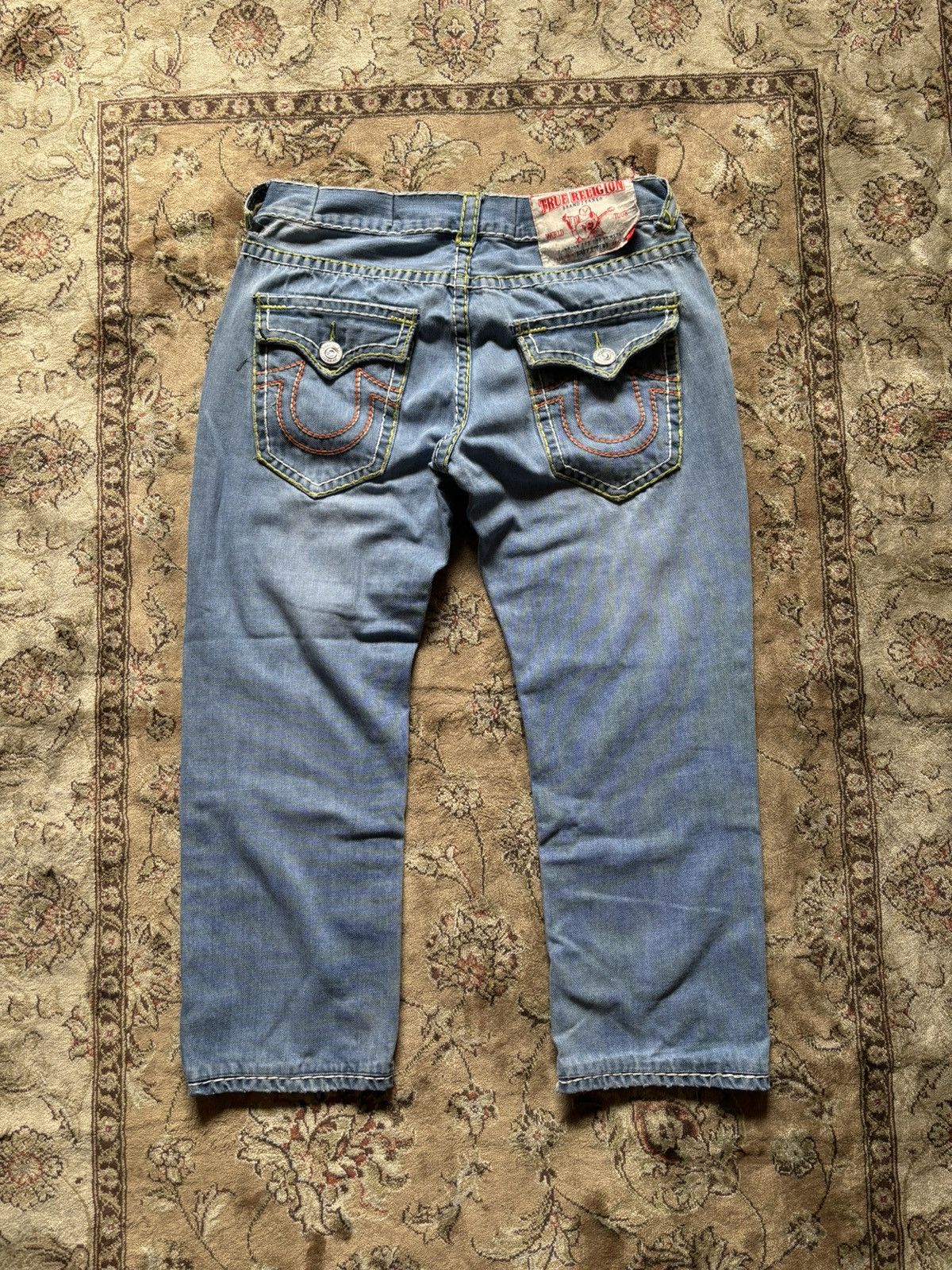 True Religion × Vintage True Religion Billy Supert Denim Jeans Size US 34 / EU 50 - 1 Thumbnail