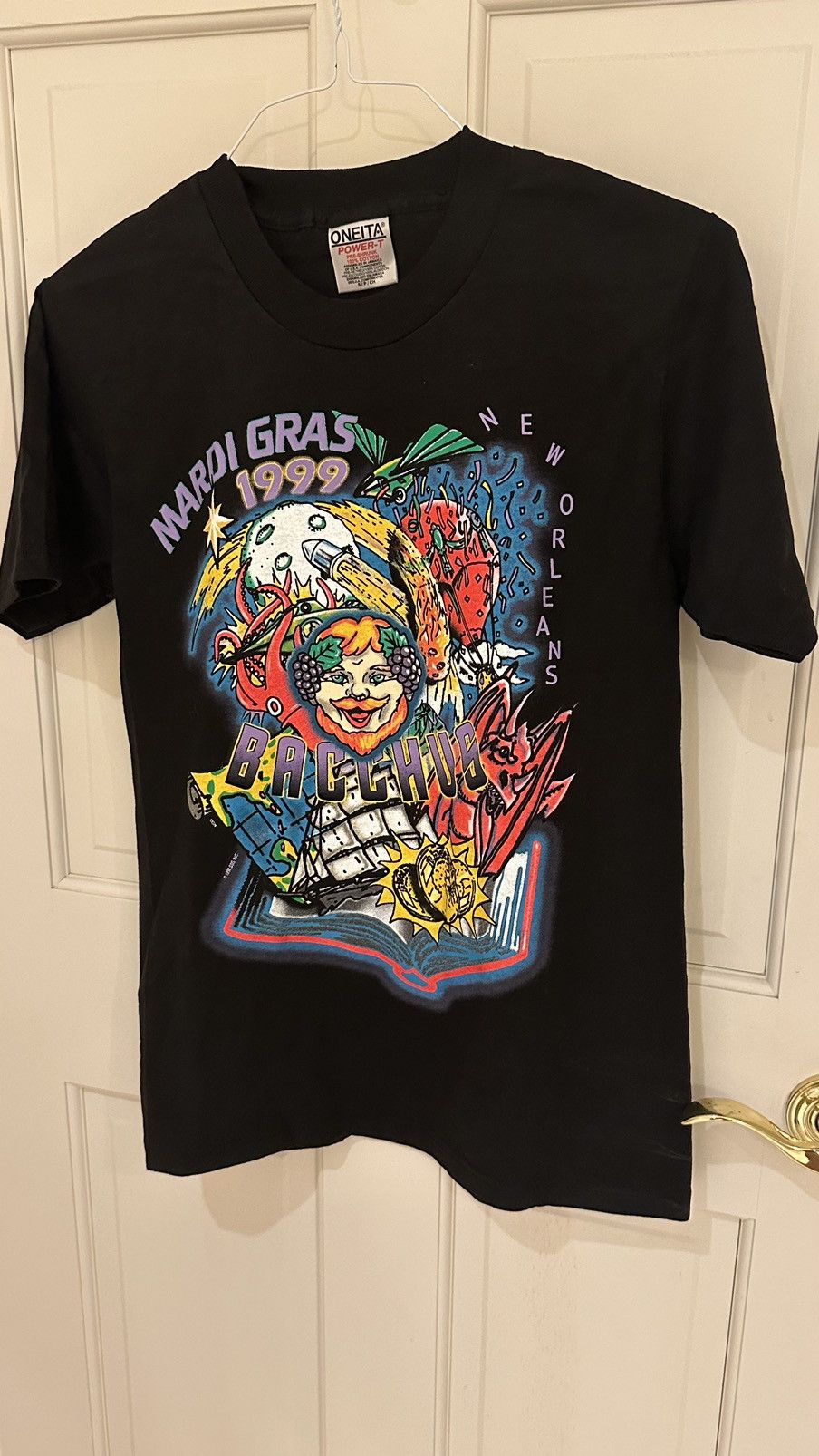 Vintage 1999 Mardi Gras Tee Size US S / EU 44-46 / 1 - 1 Thumbnail