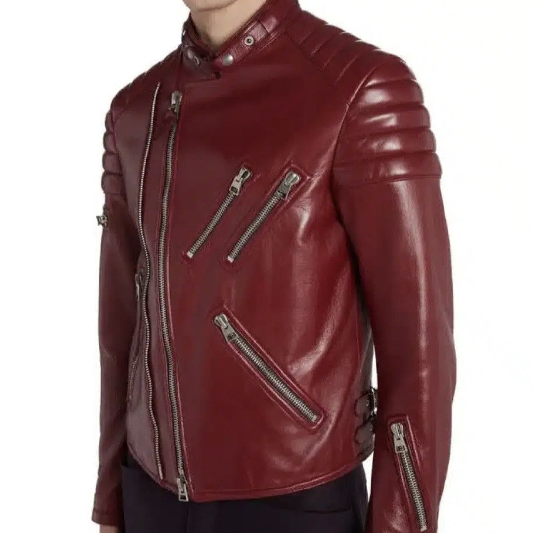 Tom Ford Tom Ford Leather Jacket in Large Size US L / EU 52-54 / 3 - 4 Thumbnail