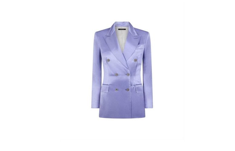 Tom Ford o1w1db10525 GI2971 Double-breasted Jacket in Blue Size XS / US 0-2 / IT 36-38 - 1 Preview