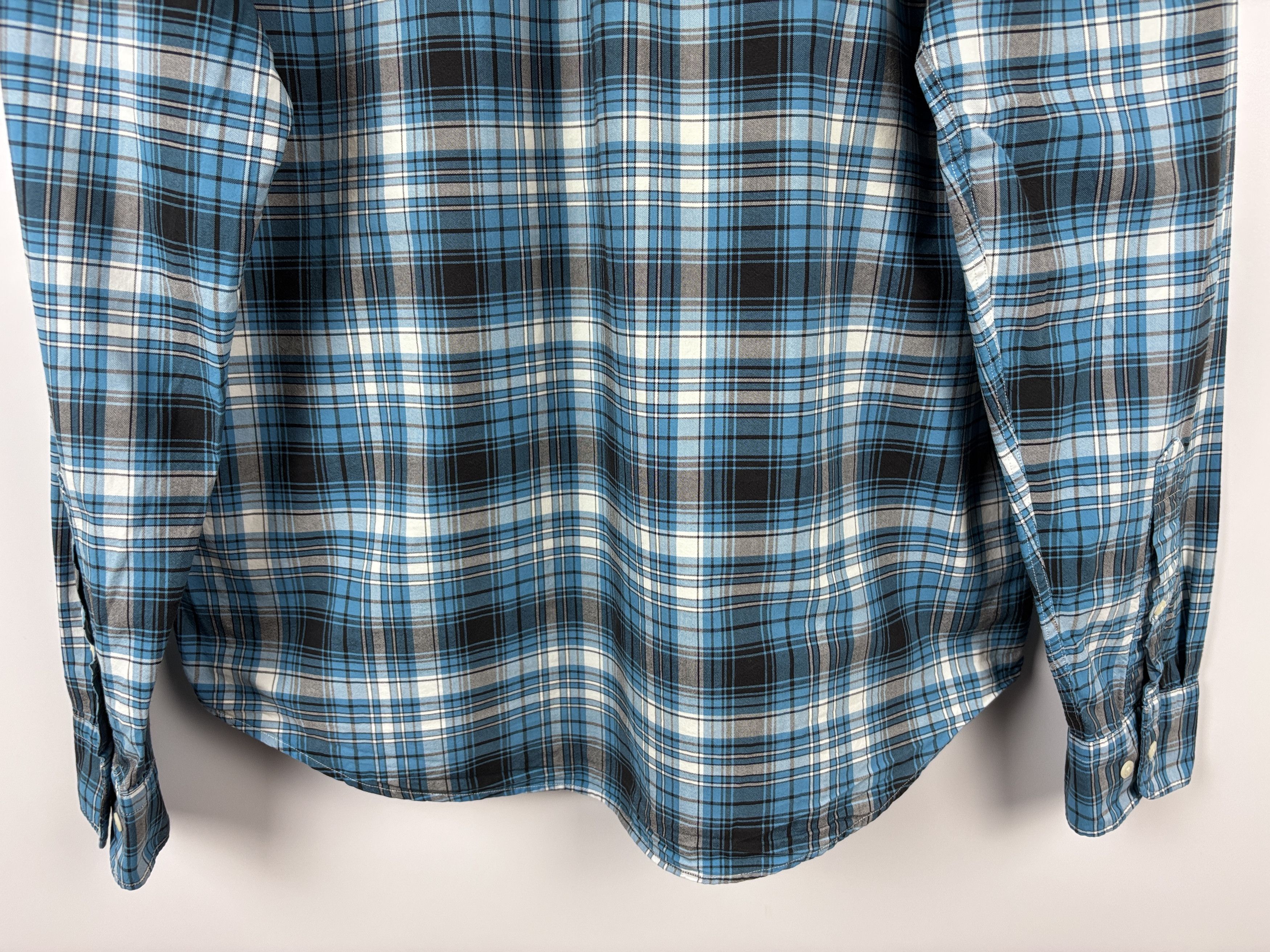 Lacoste Lacoste Live Flannel Plaid Button Down Shirt Regular 42 (L) Size US L / EU 52-54 / 3 - 6 Thumbnail