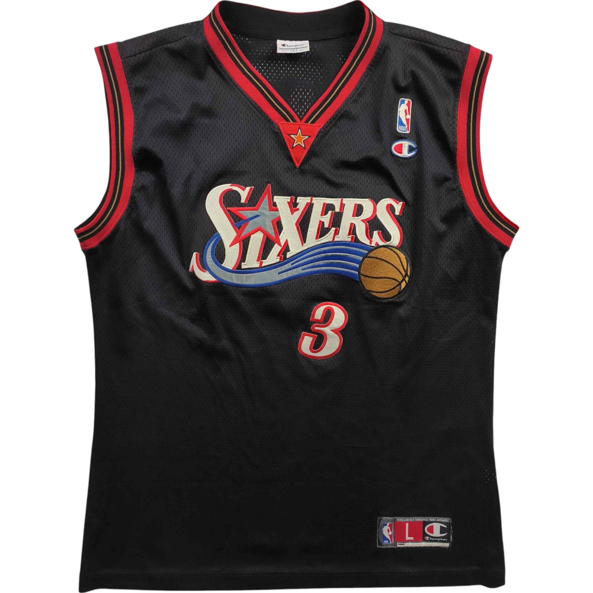 Philadelphia 76ers Allen Iverson Authentic NBA jersey size L