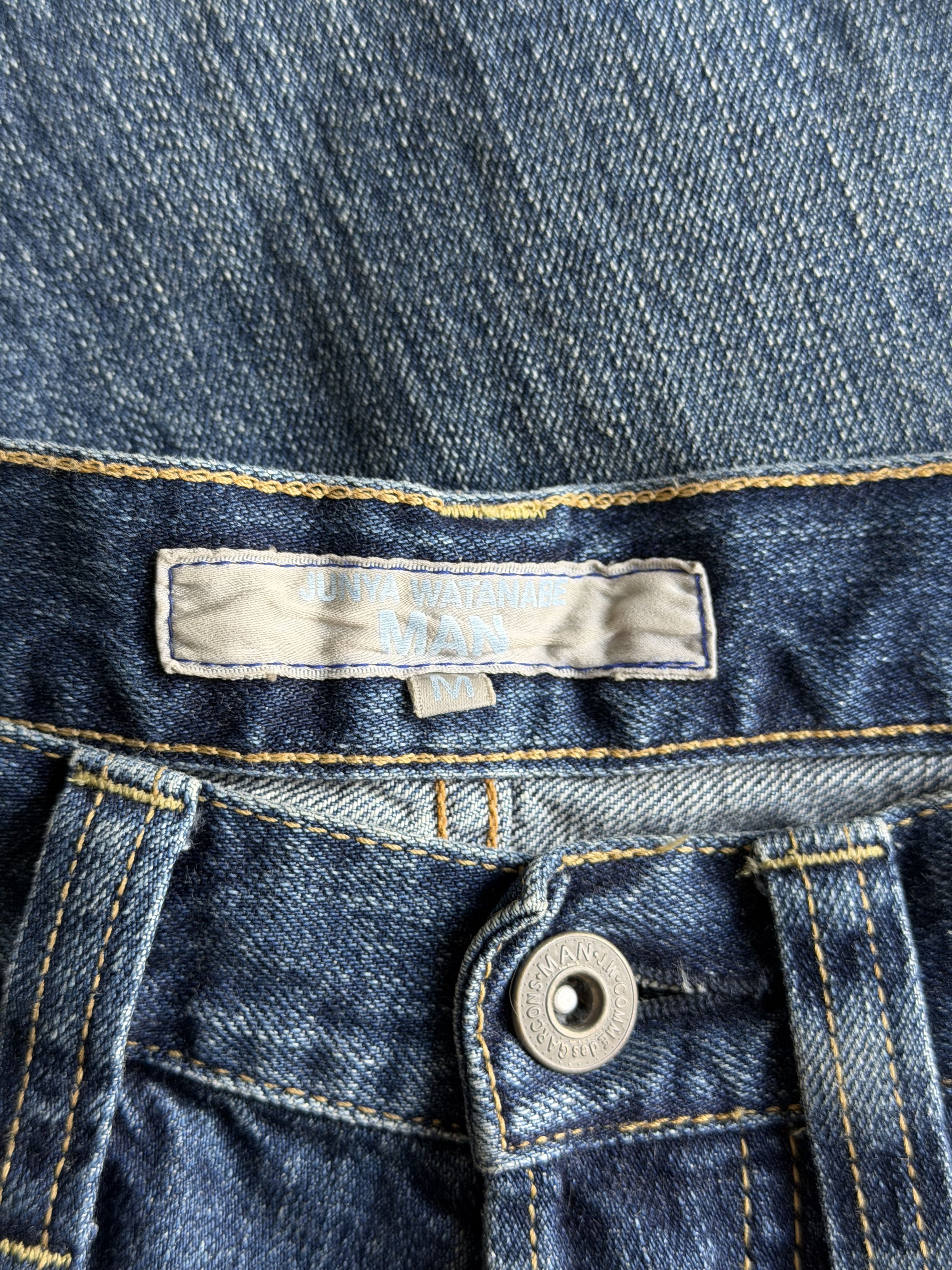 Junya Watanabe Junya Watanabe Distressed Selvedge Jeans in Indigo Size US 31 - 9 Thumbnail
