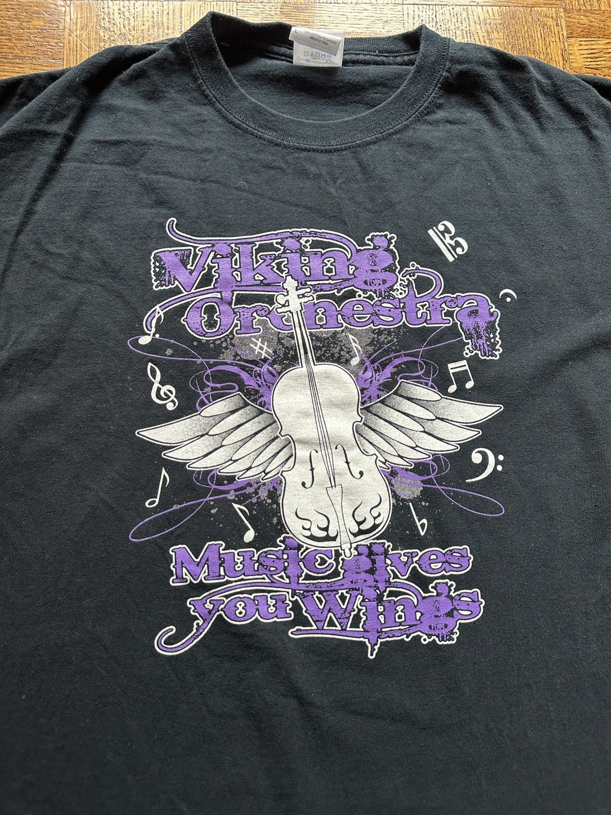 Vintage Vintage Y2K Viking Orchestra Graphic Tee Size US L / EU 52-54 / 3 - 2 Thumbnail