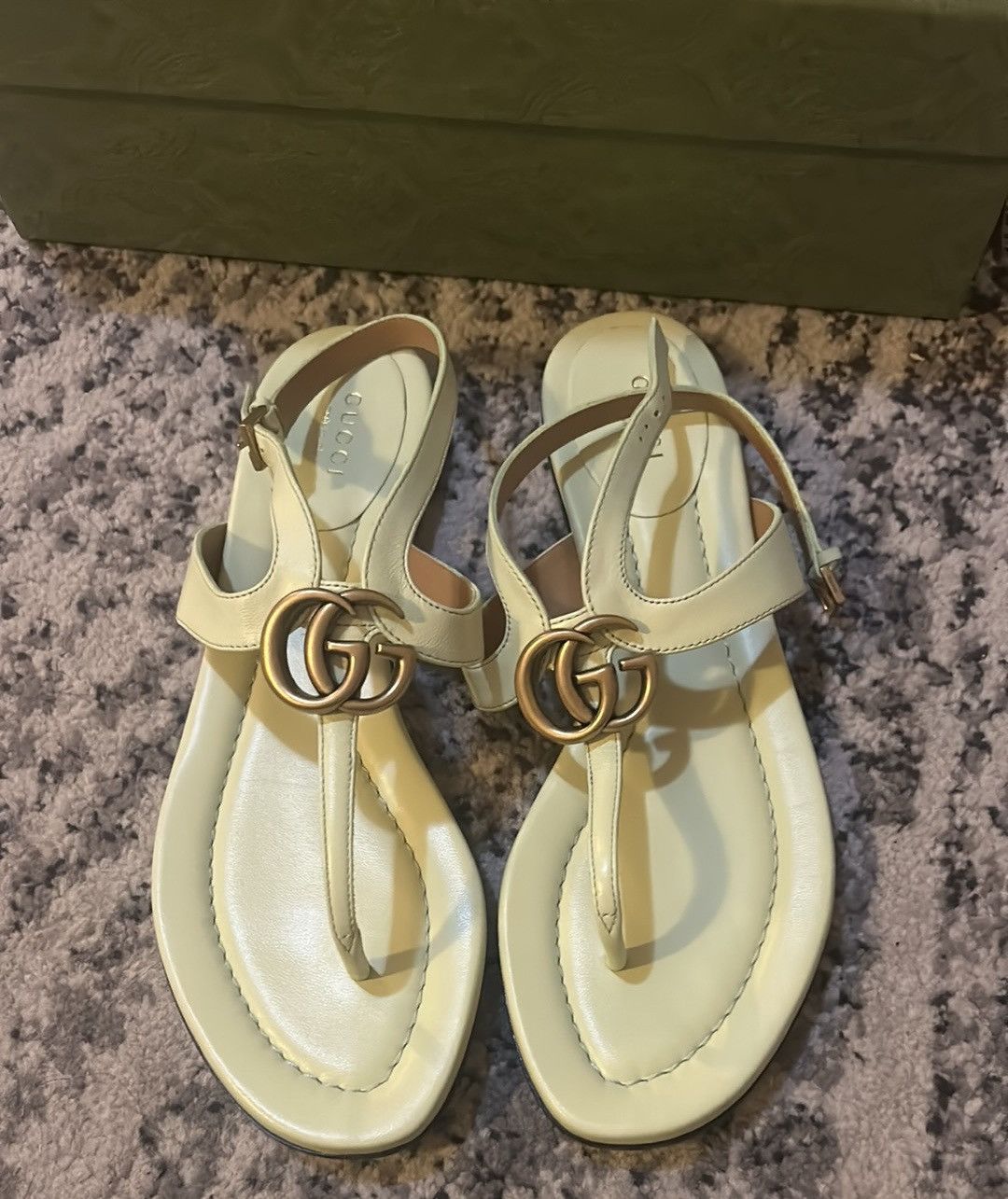 Gucci Gucci Double G Thong Sandal size 39 Size US 9 / IT 39 - 3 Thumbnail