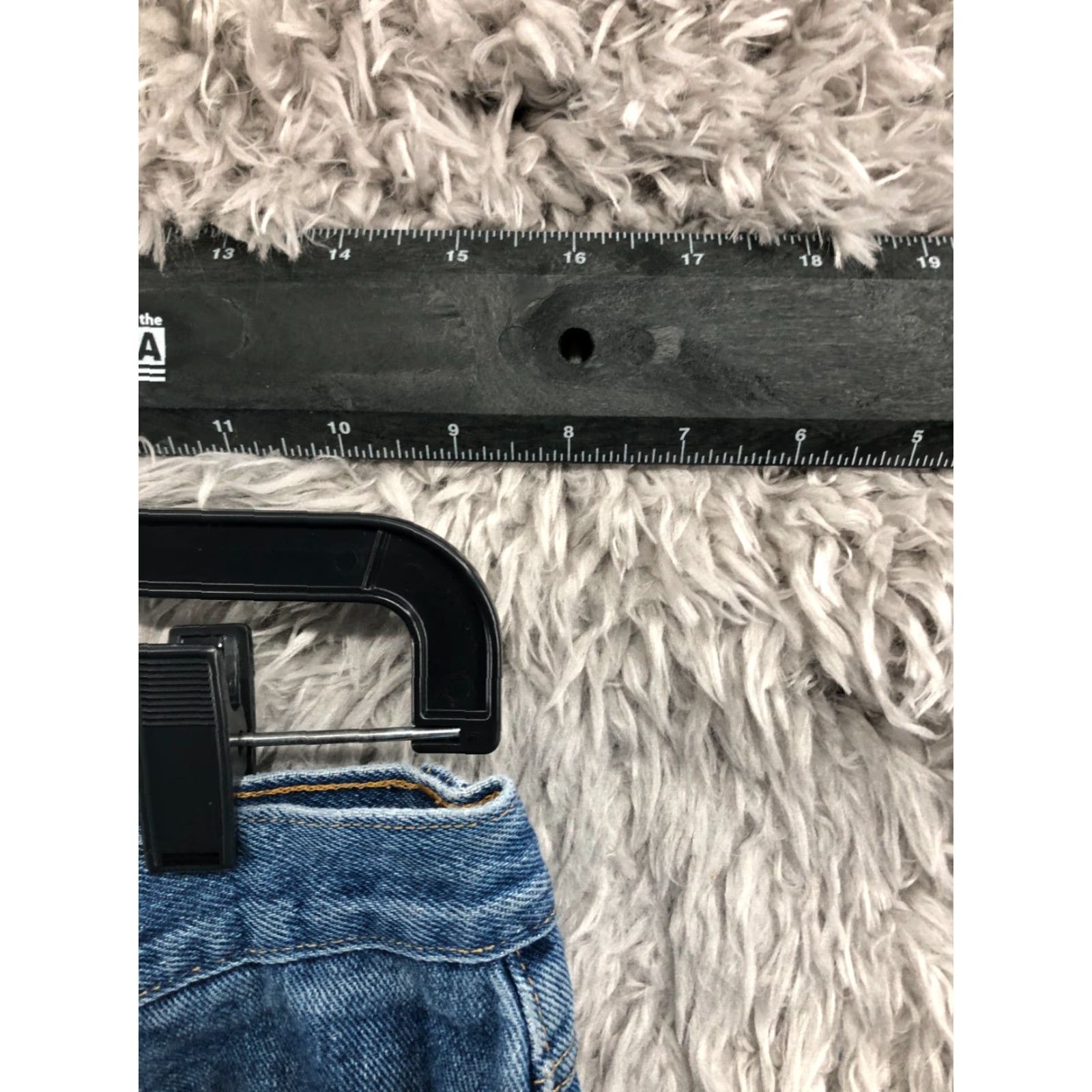 Denime Relativity Jeans Straight Womens Mid Rise Blue Denim Size 12 Short Regular 27in 5-Pocket Classic Modern Size 34" / US 12 / IT 48 - 2 Thumbnail
