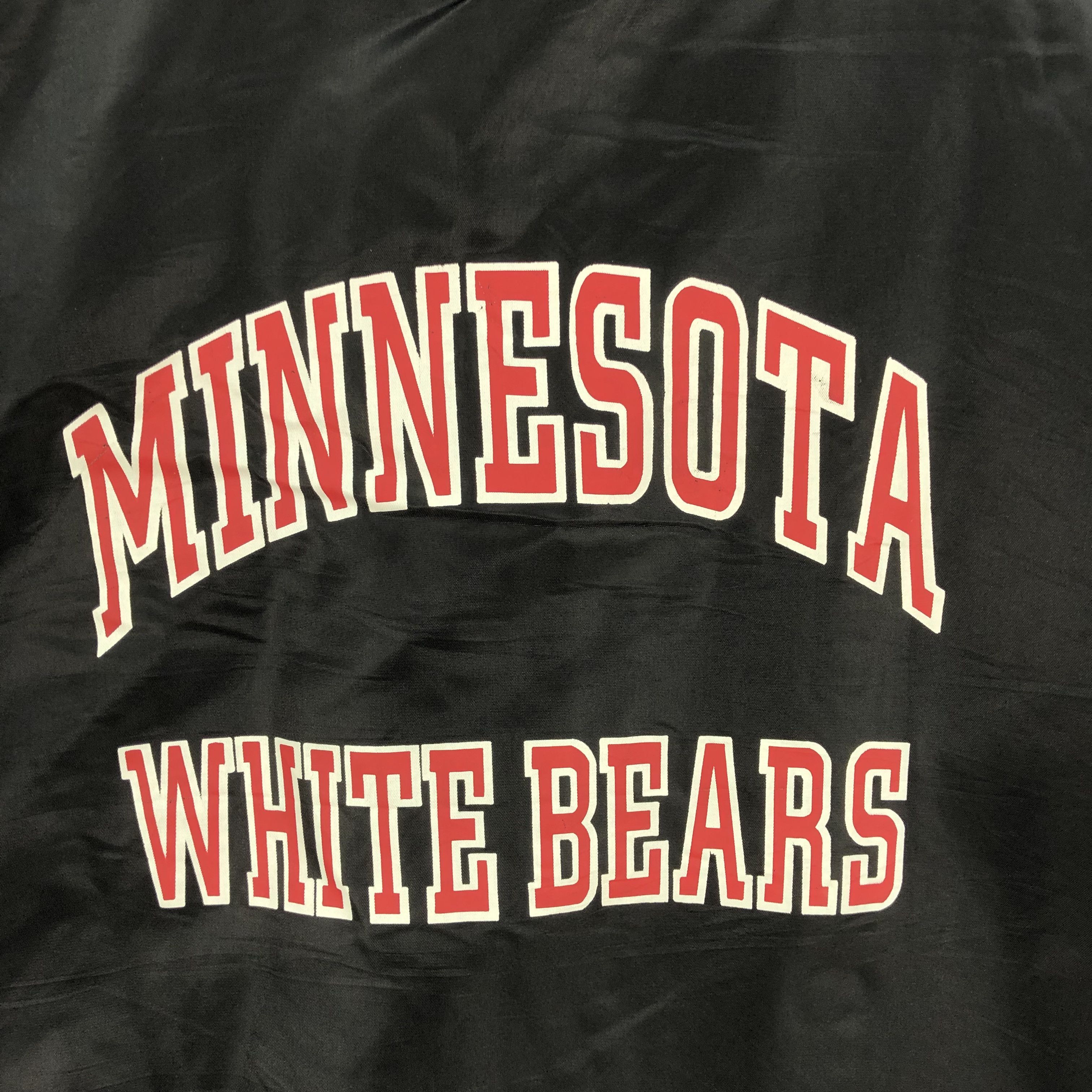 Japanese Brand × Vintage Vintage Minnesota White Bears Fleece Coach Hoodie Jackets Size US L / EU 52-54 / 3 - 8 Thumbnail