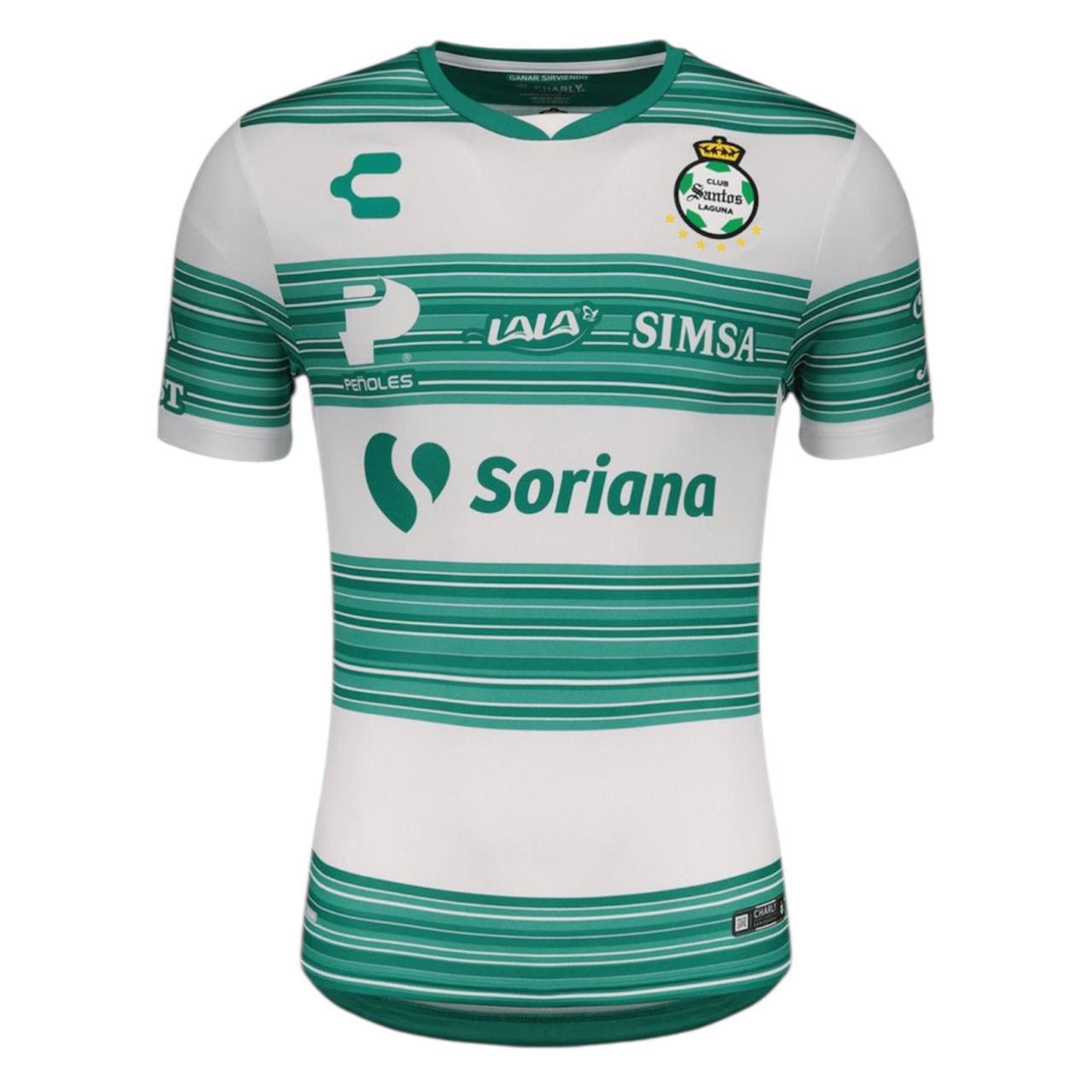 Sports Specialties 2021/22 SANTOS LAGUNA HOME RARE SOCCER JERSEY SHIRT CHARLY Size US S / EU 44-46 / 1 - 1 Thumbnail