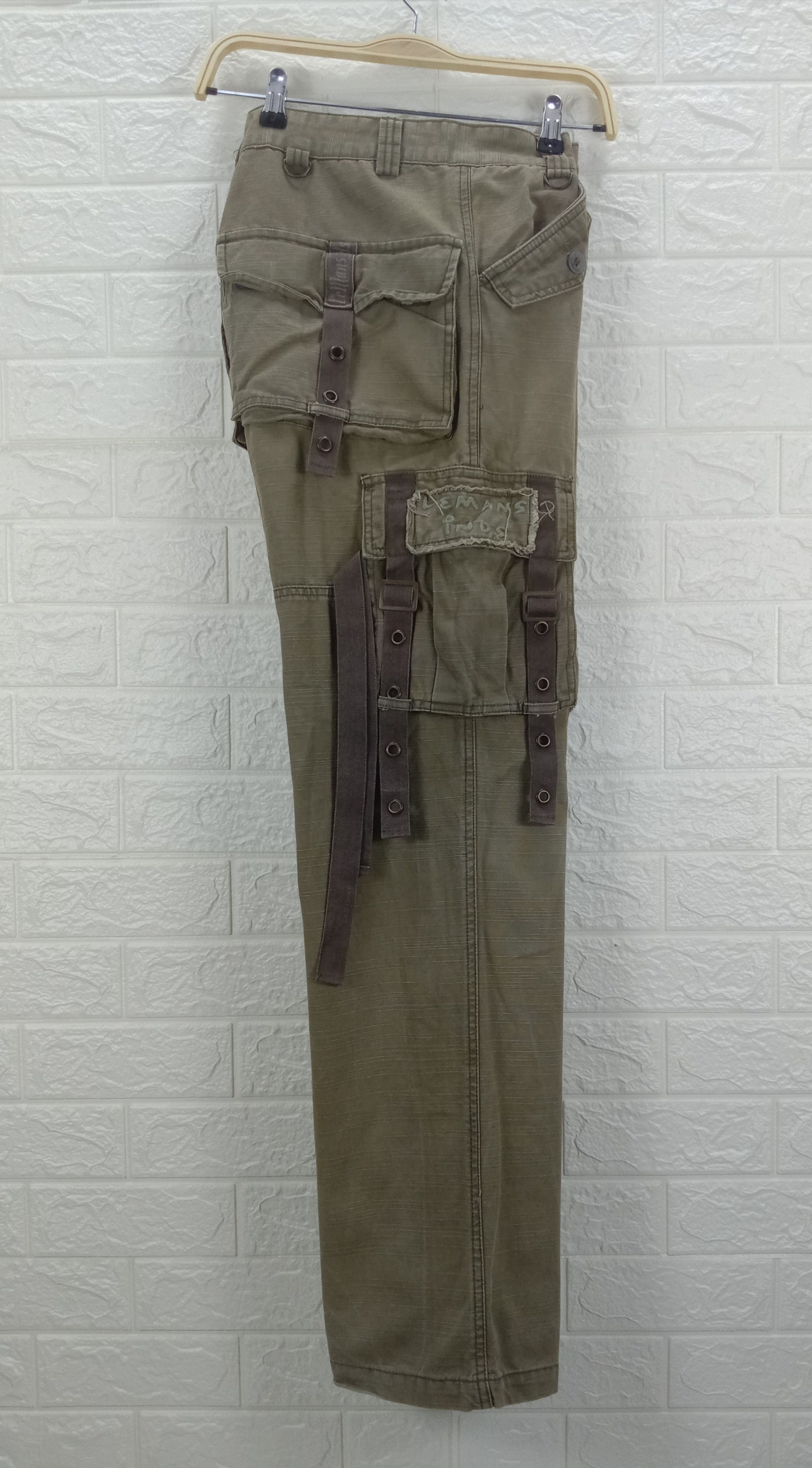 Japanese Brand Vintage Japanese Bondage Multi Pocket Tactical Cargo Pants Size US 30 / EU 46 - 9 Thumbnail