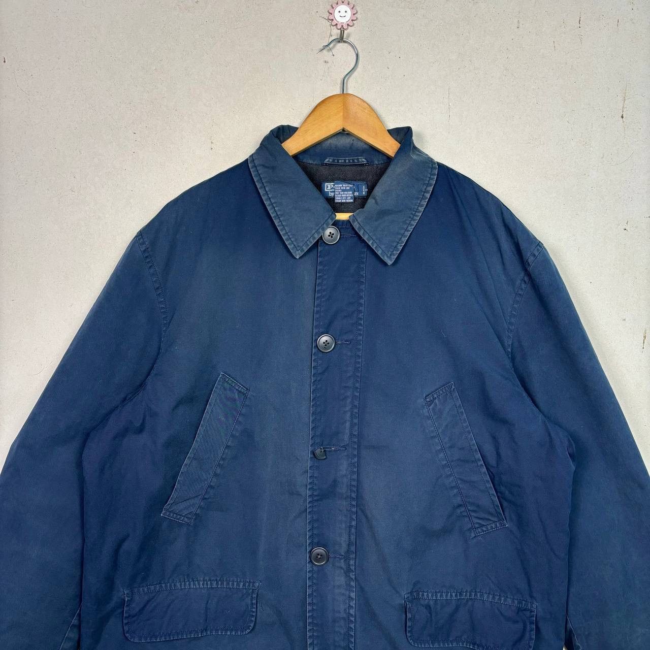 Polo Ralph Lauren Vintage Polo Ralph Lauren Barn Chore Jacket Navy Blue Size US L / EU 52-54 / 3 - 3 Thumbnail
