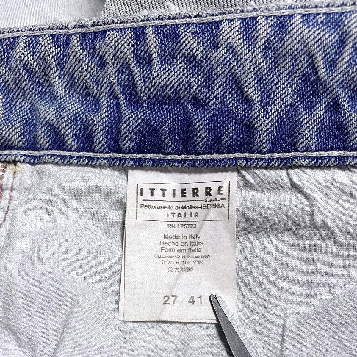 Other J’s Exte Washed Blue Distressed Torn Jeans Denim Size 27" / US 4 / IT 40 - 18 Thumbnail