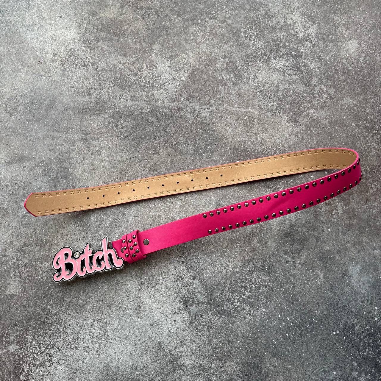 20471120 “BITCH” Amazing Y2K Sexy Studded Belt Size ONE SIZE - 7 Thumbnail