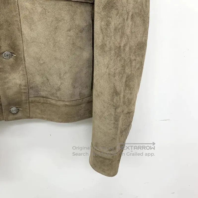 Other Dior Khaki Leather Men's Outerwear Jacket . Size US L / EU 52-54 / 3 - 4 Thumbnail