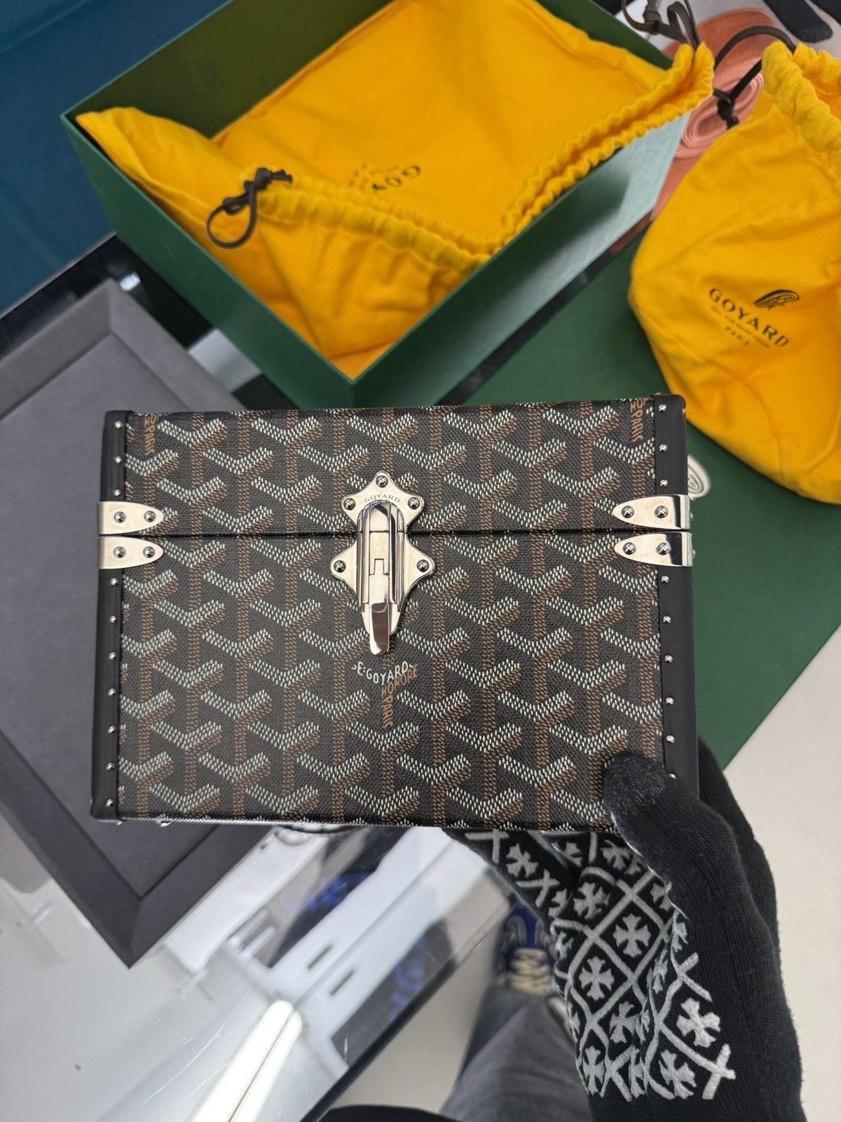 Goyard Goyard Trunk Bag Crossbody Black NEW + Shoulder strap Size ONE SIZE - 2 Thumbnail