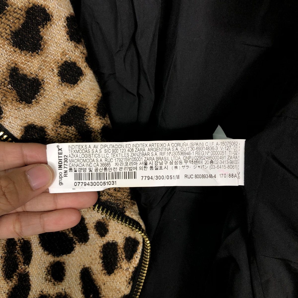 Hysteric Glamour 🔥Double Breast Biker Jacket Leopard Dot Design Zara Japan Size US M / EU 48-50 / 2 - 14 Thumbnail