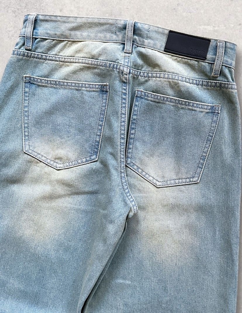 Kapital Y2K distressed wide leg jeans Size US 30 / EU 46 - 8 Thumbnail