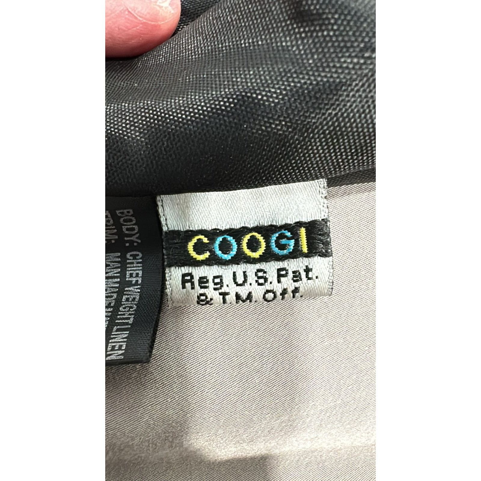 Coogi Coogi y2k 90s Handbag Linen Leather Trim Logo Shoulder Bag Size ONE SIZE - 6 Thumbnail