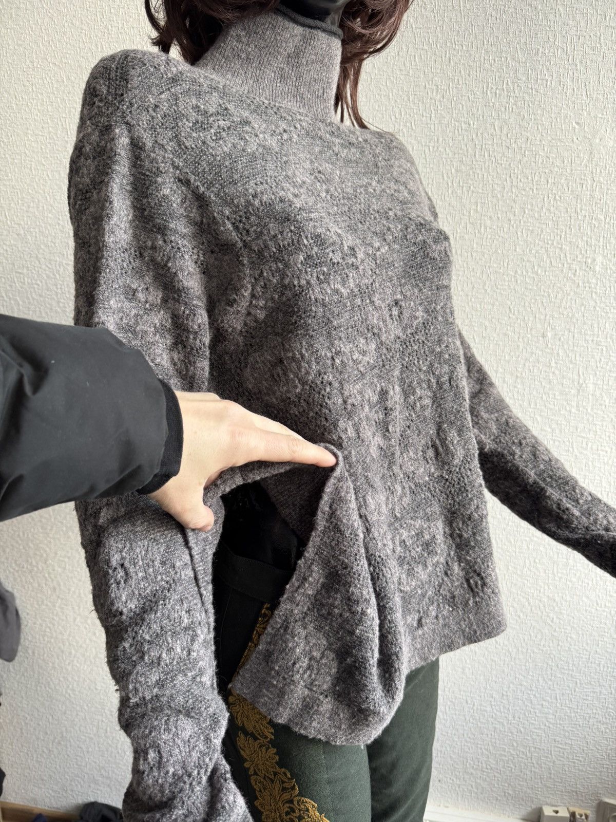 Sarah Pacini × Vintage Sarah Pacini avant-garde sweater warm🔥 Size XL / US 12-14 / IT 48-50 - 3 Thumbnail