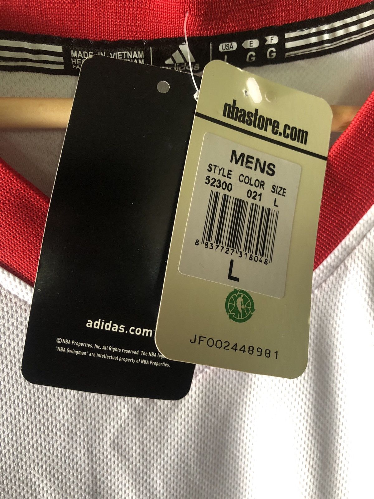 Adidas × NBA CRAZY Rockets James Harden 13 jersey White Size US L / EU 52-54 / 3 - 9 Thumbnail