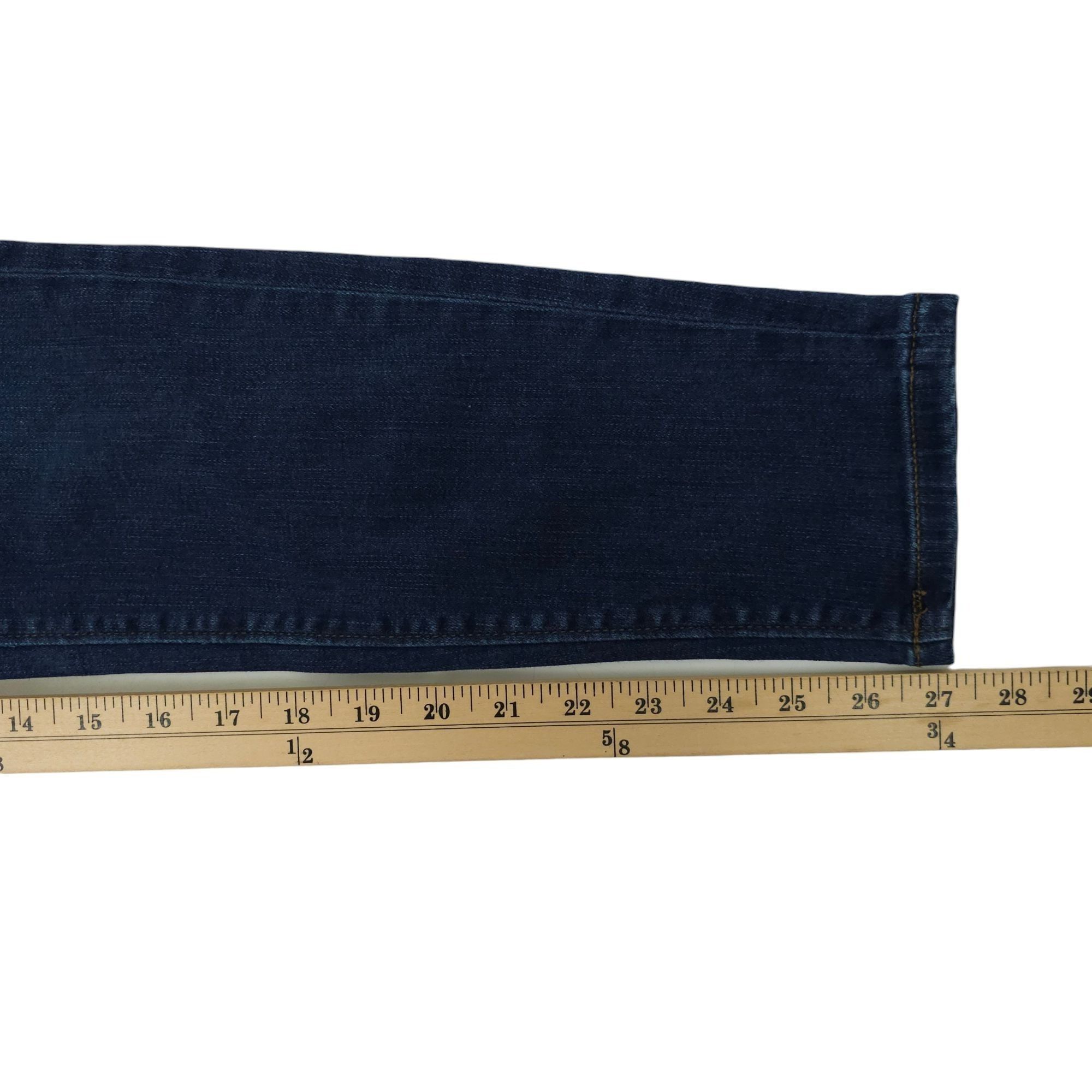 Ann Taylor Ann Taylor The Skinny Stretch Dark Wash Jeans Womens Size 6 Size 28" / US 6 / IT 42 - 5 Thumbnail