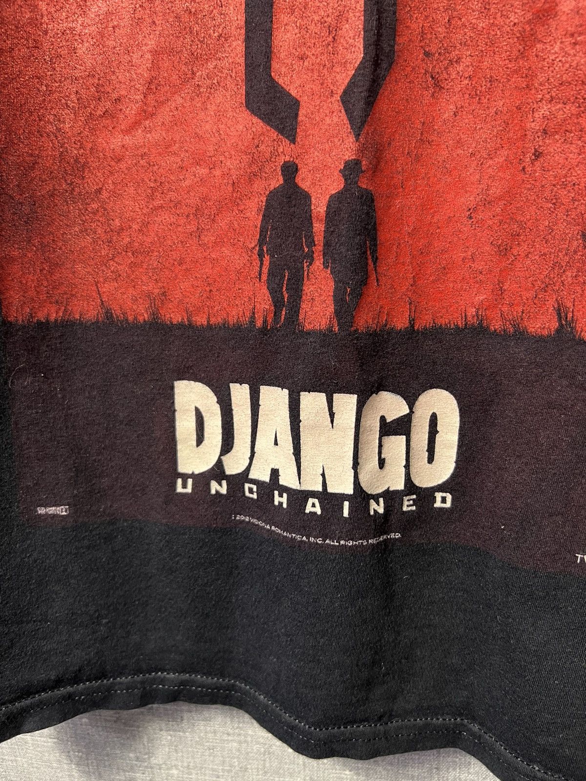 Band Tees Django Unchained First Movie Poster Print 2012 T-Shirt Size US S / EU 44-46 / 1 - 4 Thumbnail