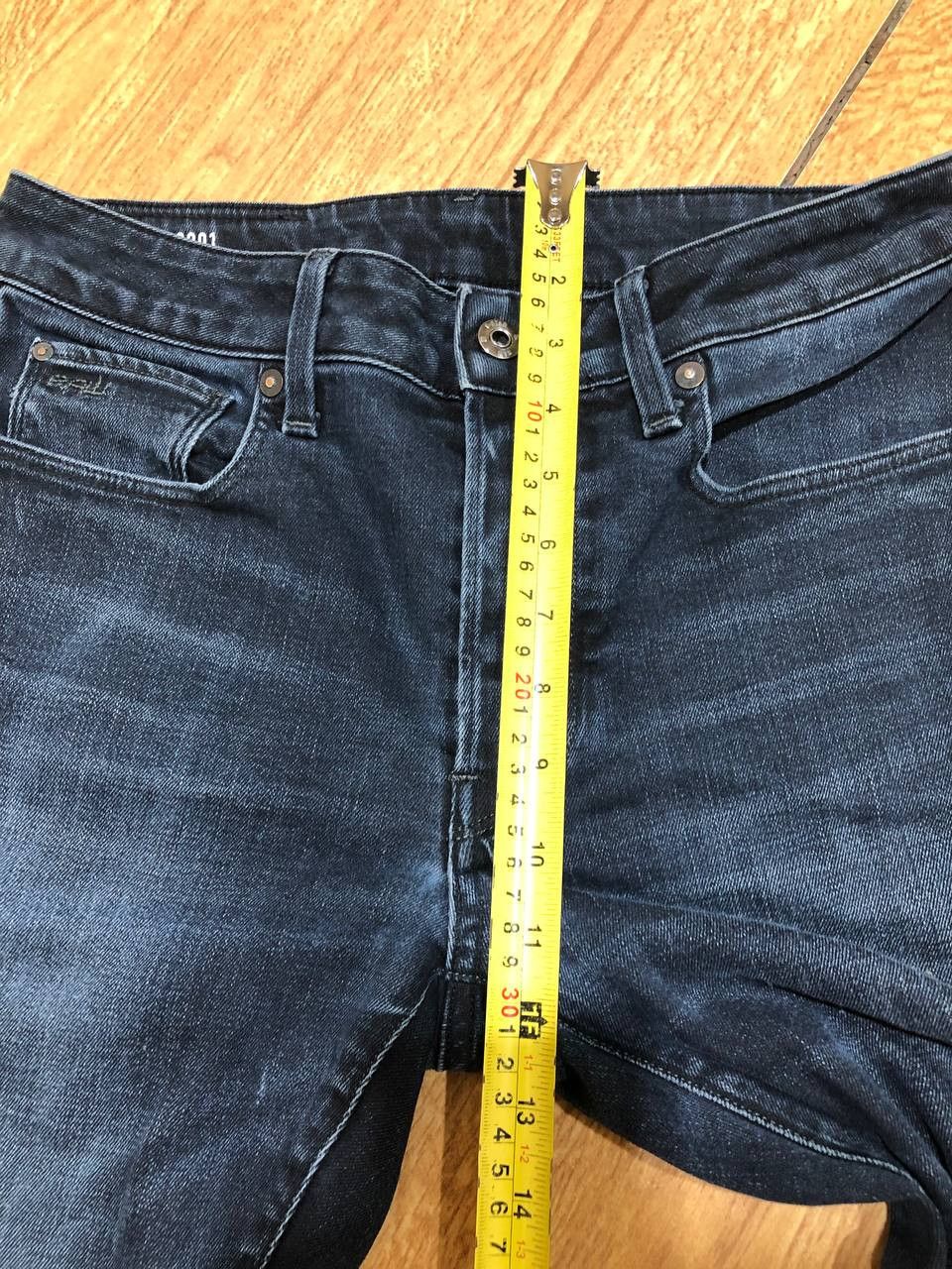 G-Star Vintage G-Star Raw 3301 Slim Denim Jeans Size US 32 / EU 48 - 15 Thumbnail