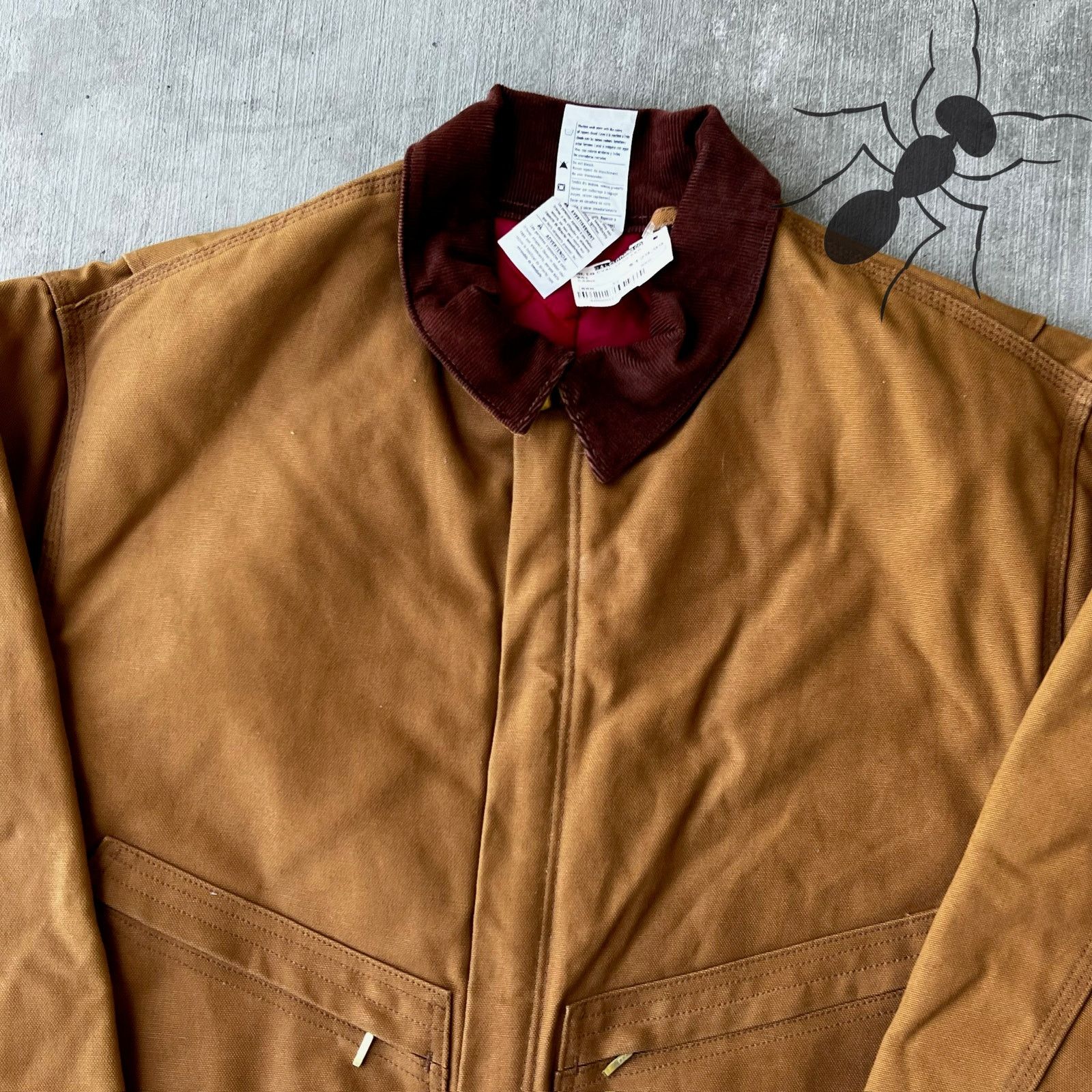 Carhartt × Vintage Carhartt cropped detroit style brown work wear jacket Size US XXL / EU 58 / 5 - 2 Thumbnail