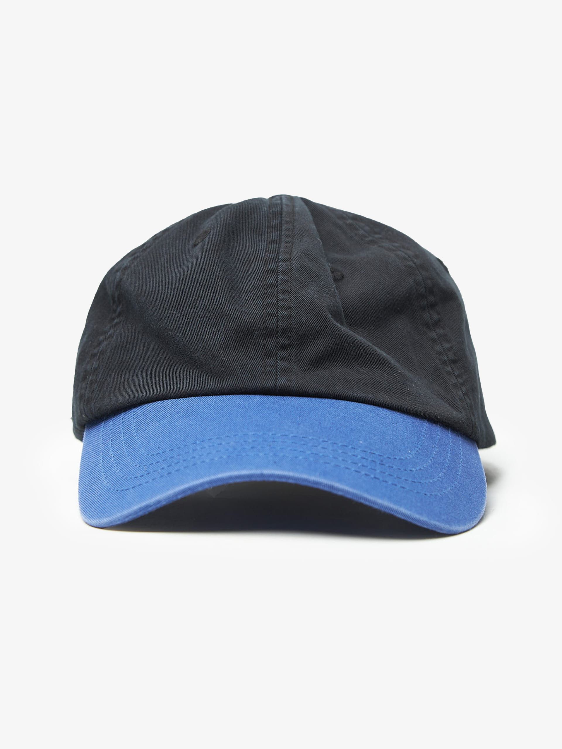 Acne Studios Blue and Black Logo Patched Cotton Cap Size ONE SIZE - 1 Thumbnail