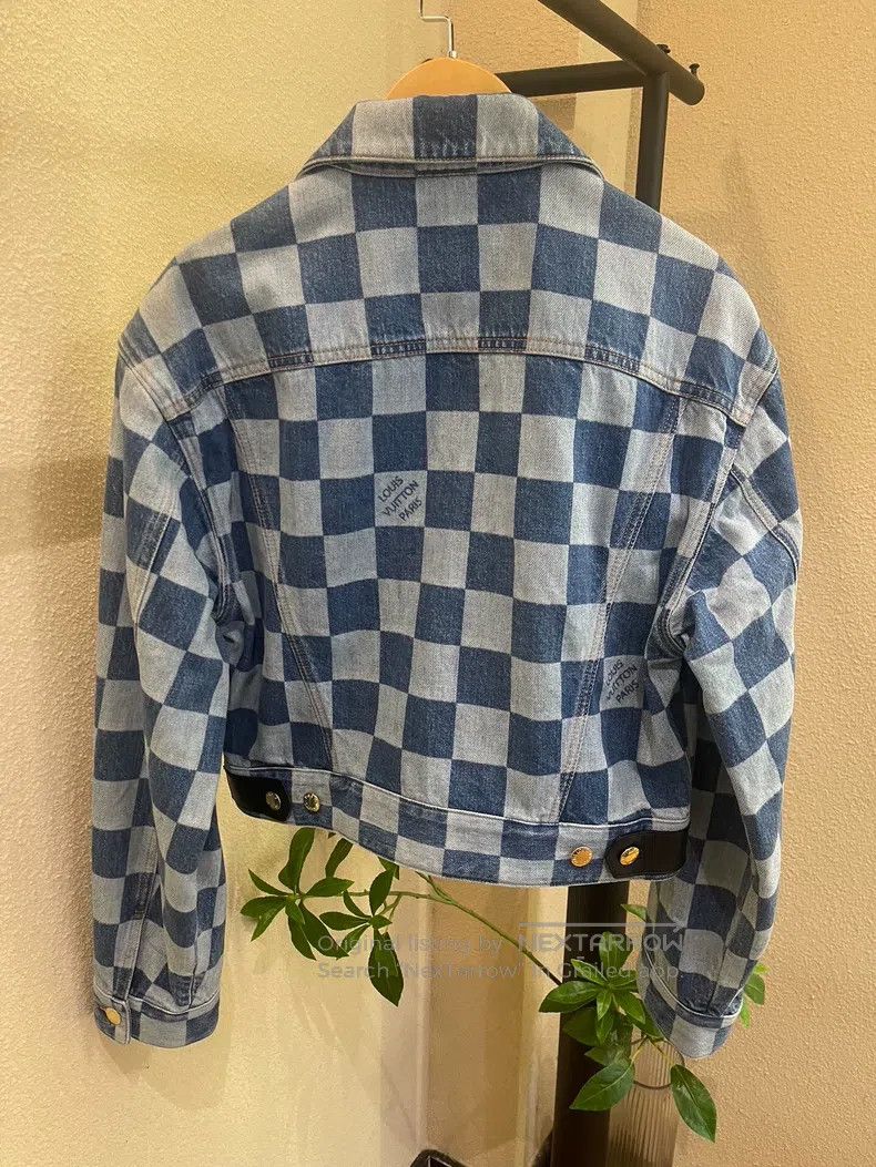 Louis Vuitton Louis Vuitton Checkerboard denim jacket Size XS / US 0-2 / IT 36-38 - 2 Thumbnail