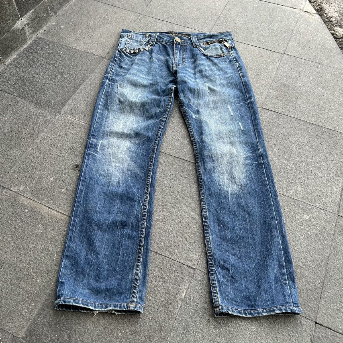 Japanese Brand Vintage y2k Redpepper Jeans Skull Size US 34 / EU 50 - 12 Thumbnail