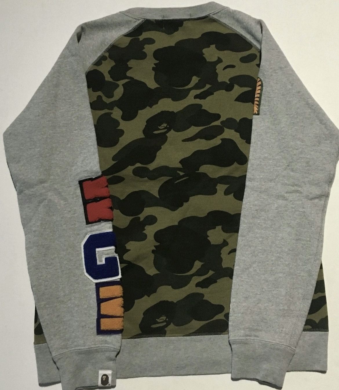 Bape Bape shark crew neck pullover sweatshirt Size S / US 4 / IT 40 - 2 Thumbnail
