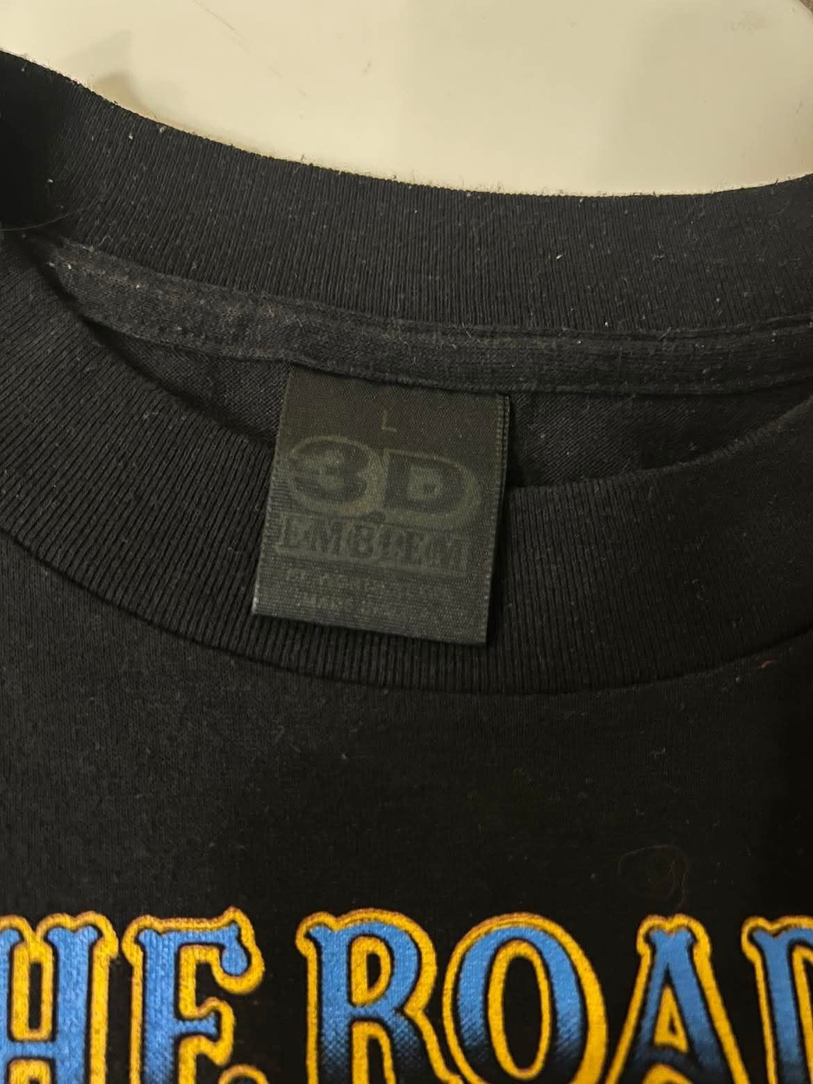 Other Rare 90s 3D Emblem “On The Road Again” Trucker Tee Size L Size US L / EU 52-54 / 3 - 10 Thumbnail
