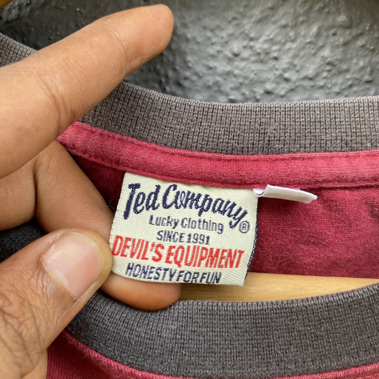 Tedman Vintage Faded Y2K Ted Company Lucky Red Devil ERD GRUNGE TEE Size US XL / EU 56 / 4 - 7 Thumbnail