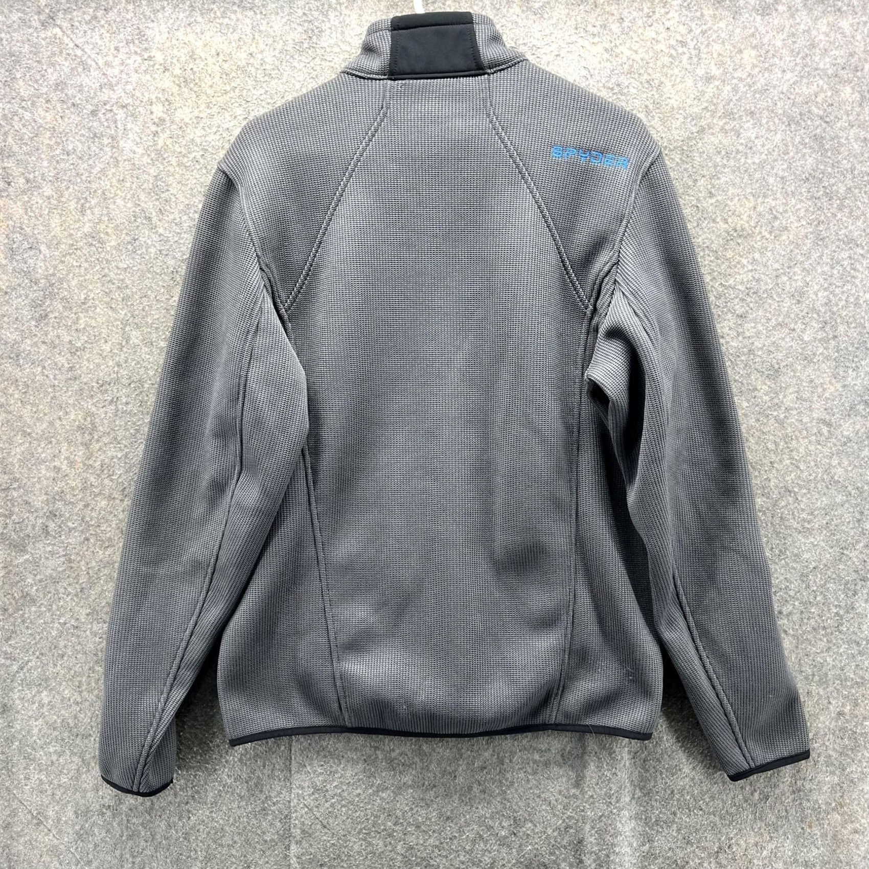 Spyder Spyder Jacket Mens Medium Gray Blue Full Zip Fleece Softshell Style 415029 Size US M / EU 48-50 / 2 - 2 Thumbnail