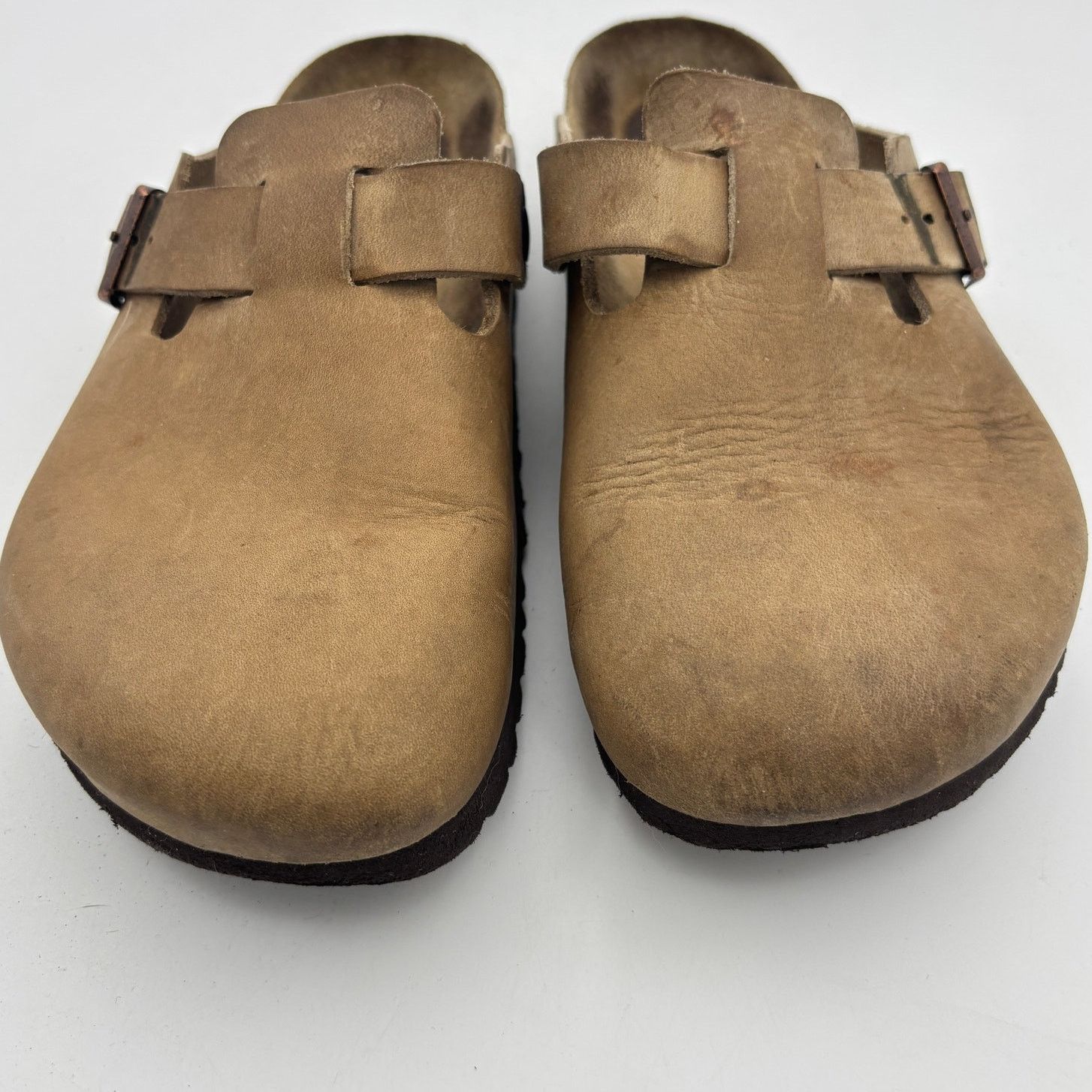 Birkenstock Birkenstock Boston Mule Clogs Leather Slides Mens 41 (8-8.5) Size US 8 / EU 41 - 10 Thumbnail