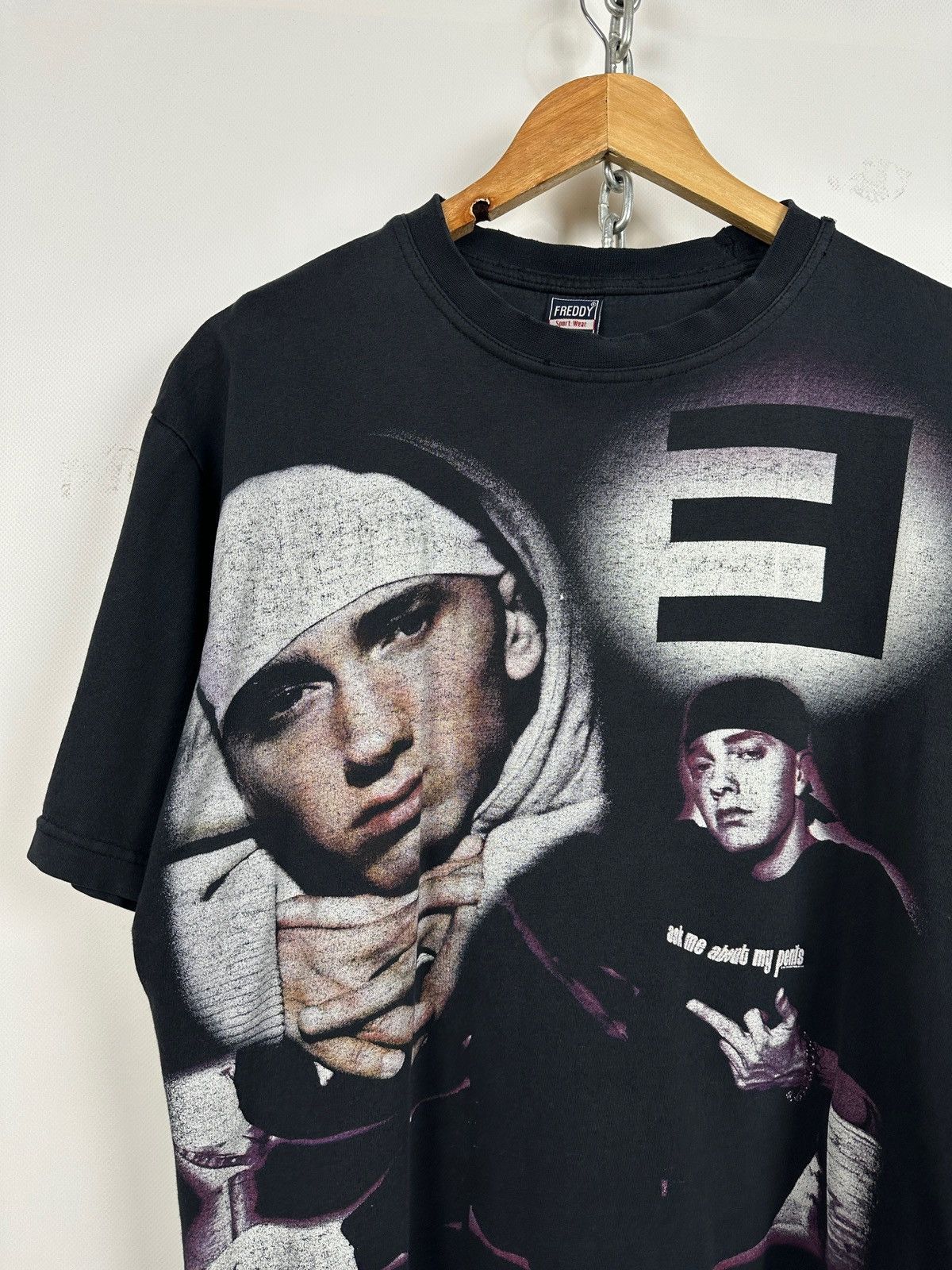 Eminem Vintage Eminem Ask Me About My Penis T-Shirt Size US L / EU 52-54 / 3 - 5 Thumbnail