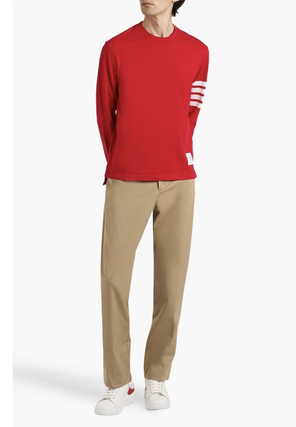Thom Browne Thom browne 4 bar long sleeve shirt 2003 rugby NY red L/S Size US S / EU 44-46 / 1 - 3 Thumbnail