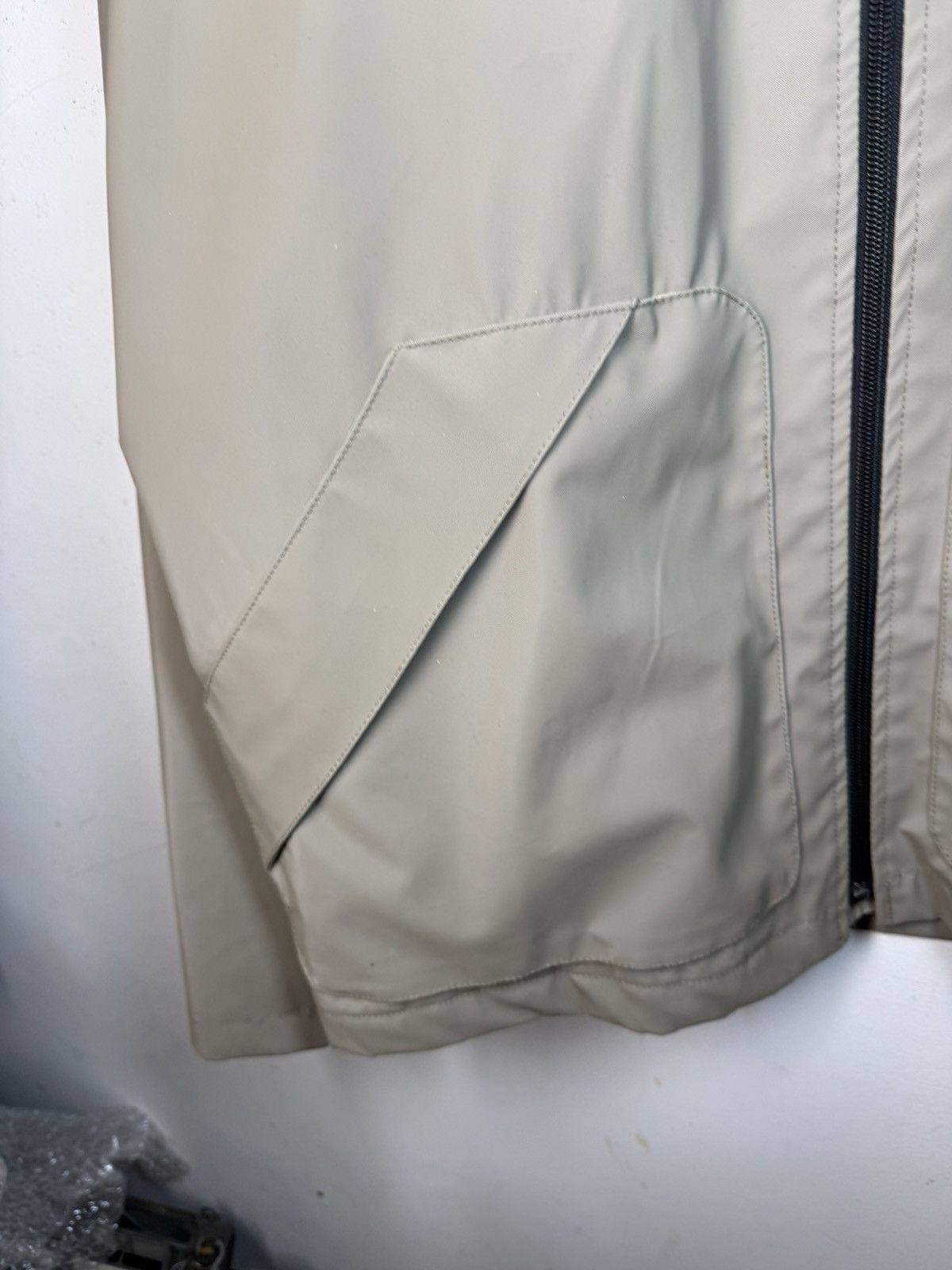 Yves Saint Laurent Waterproof YSL Jacket Classic Zip Up Collar Vintage Logo y2k Size US L / EU 52-54 / 3 - 15 Thumbnail