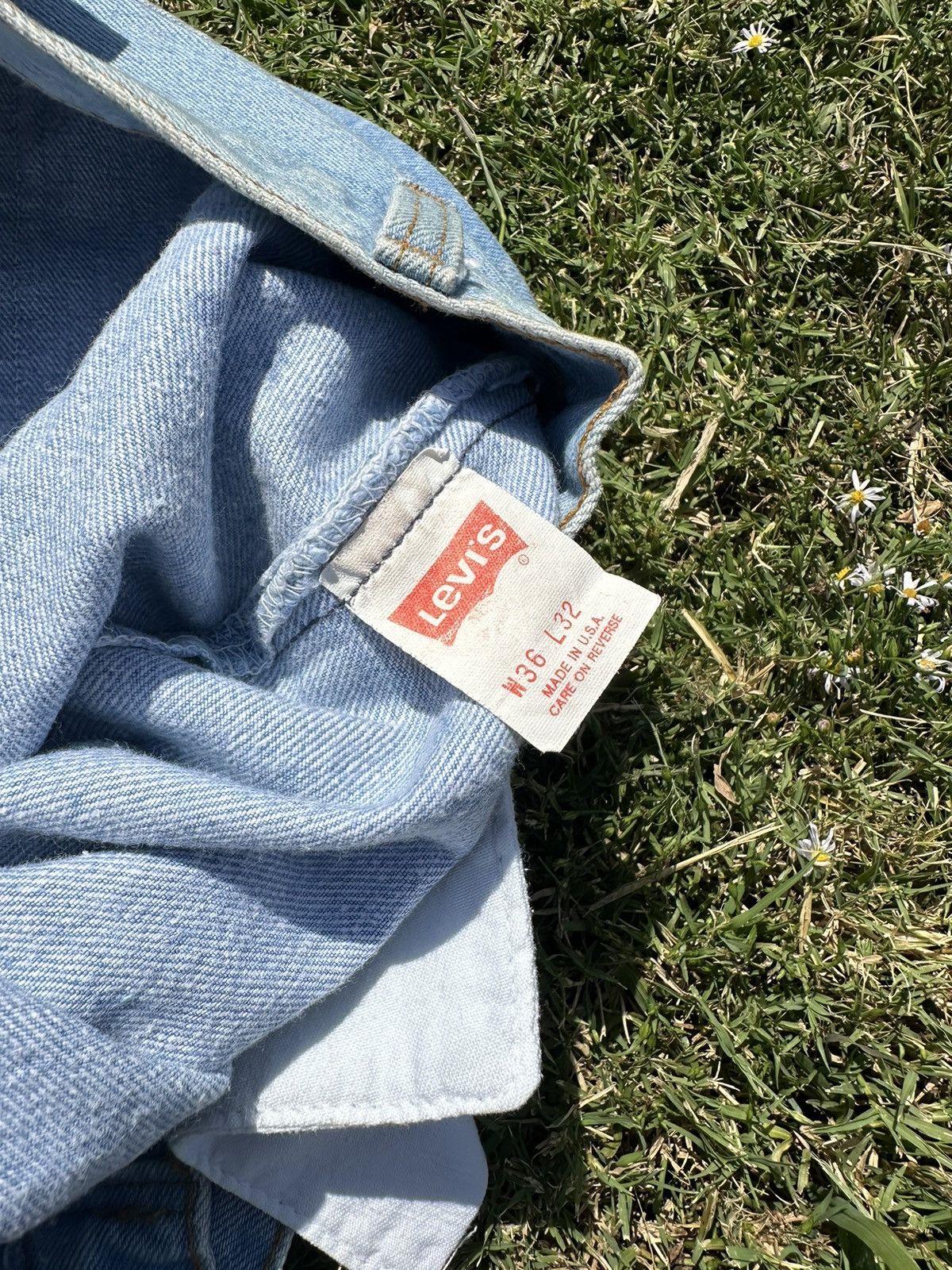 Levi's × Vintage Vintage 80’s Levi’s 501 jeans stonewash 501 0111 Size US 34 / EU 50 - 6 Thumbnail