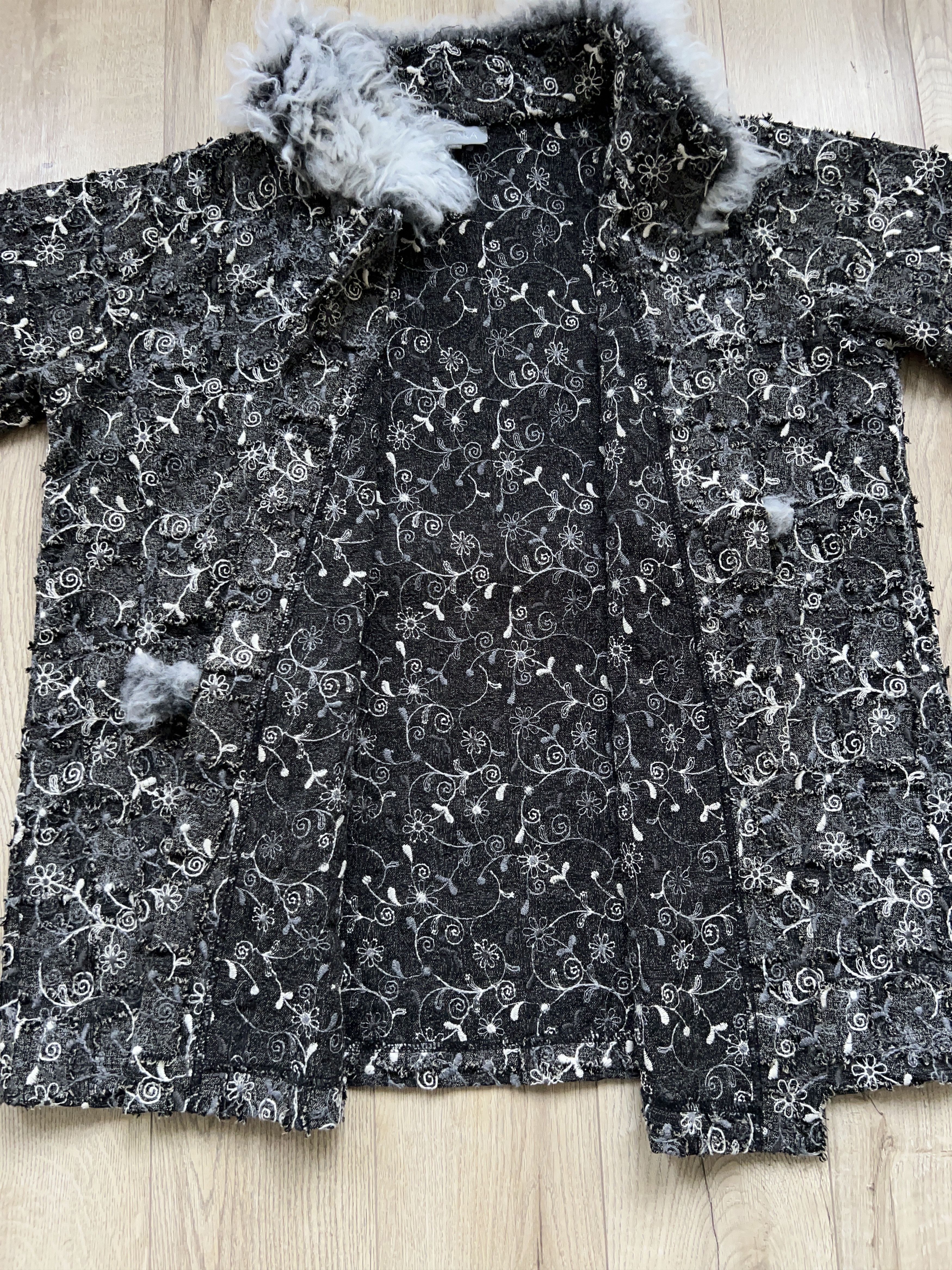 Designer × Sahara Club Womens SAHARA Designer Jacket Floral Embroidery Size M/L Size M / US 6-8 / IT 42-44 - 10 Thumbnail