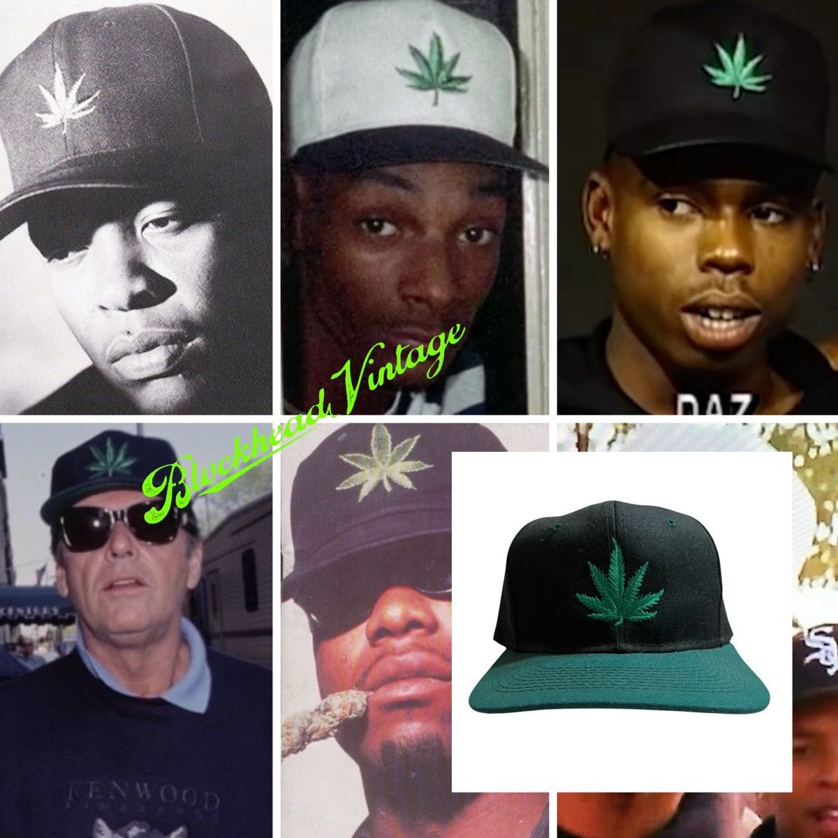 Vintage The Chronic Snapback Hat Vintage Marijuana Dr. Dre Snoop Size ONE SIZE - 1 Thumbnail