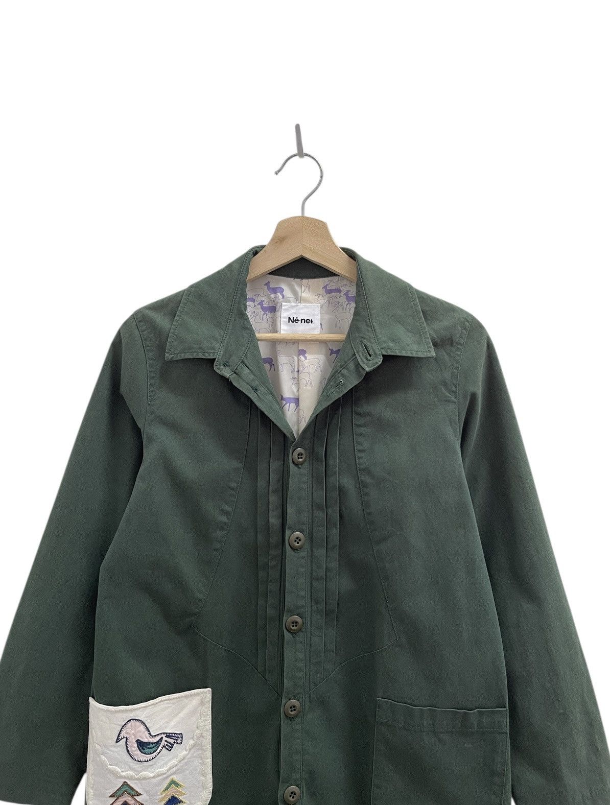 Ne-Net Ne-Net Olive Long Jacket Size US S / EU 44-46 / 1 - 2 Thumbnail