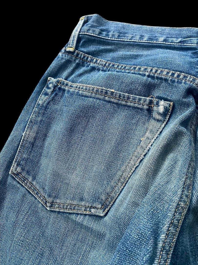 Japanese Brand 💥BEST OFFER💥Vintage Omigod Selvegde Distressed Denim Size US 31 - 14 Thumbnail